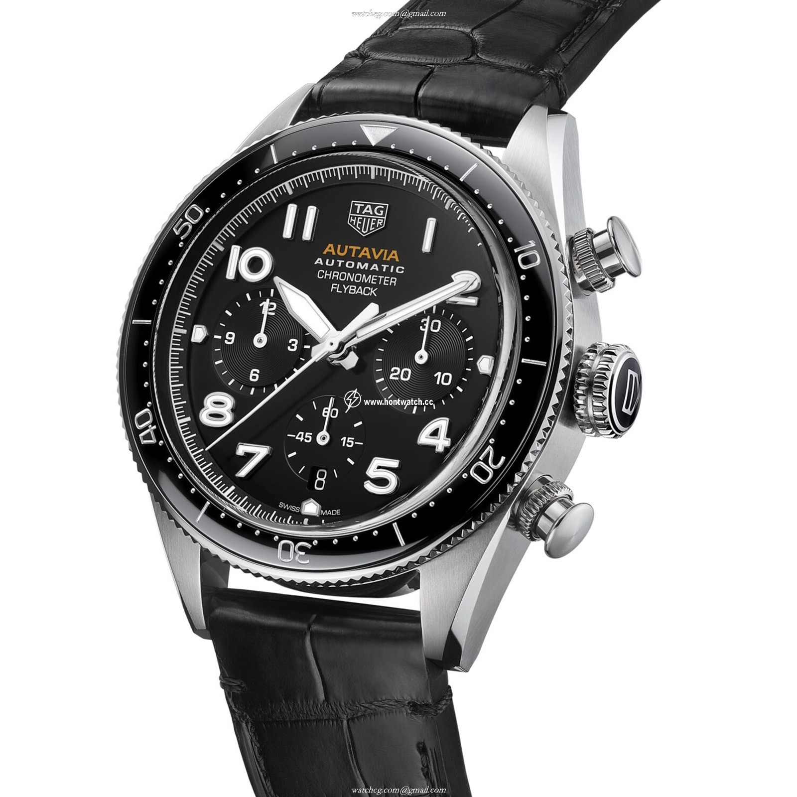 TAG Heuer Autavia CBE511A.FC8279 | 42mm Automatic Watch - Black Dial - Image 2