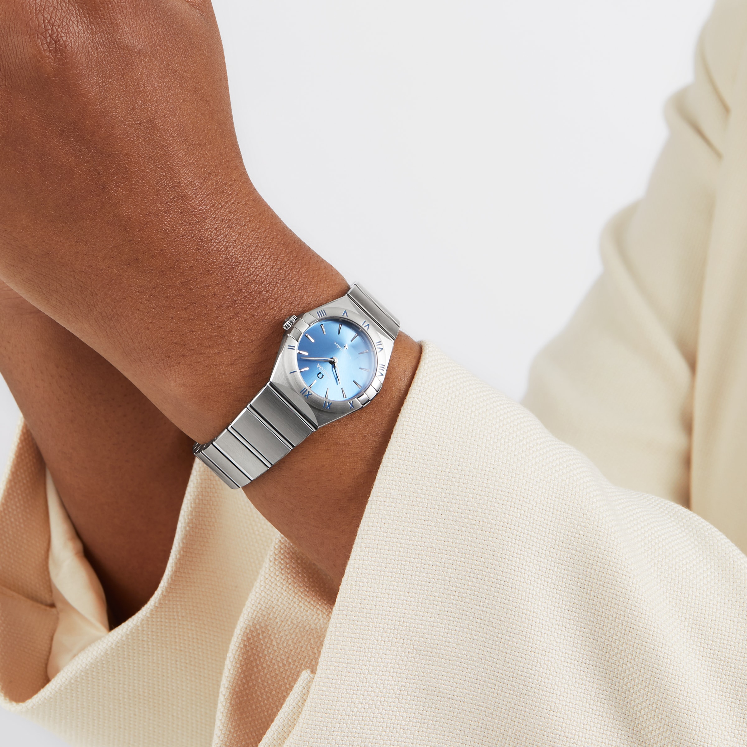 Omega Constellation 28mm Blue Dial Quartz Watch | Stainless Steel - Image 3