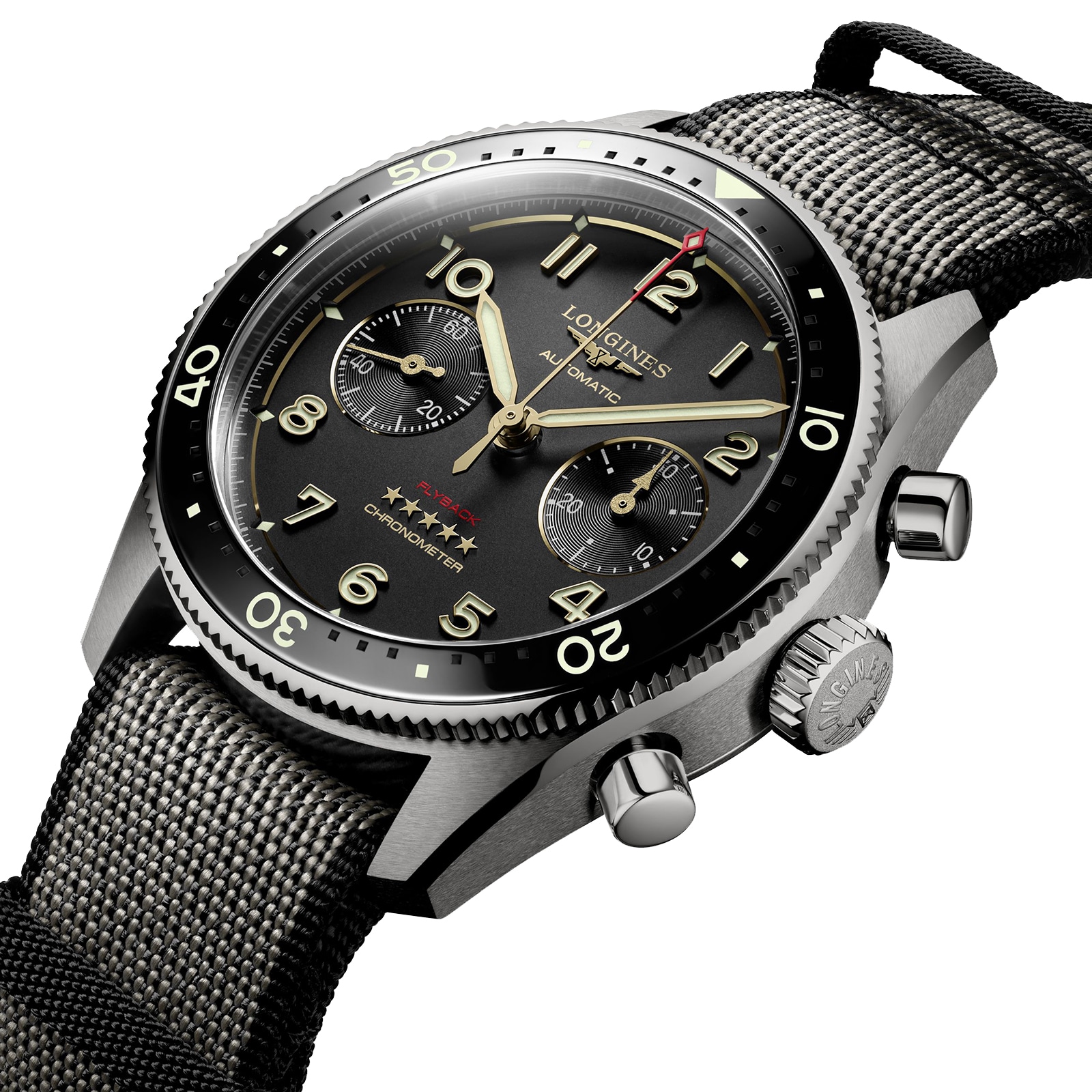 Longines Spirit L38211532 | 42mm Titanium Automatic Black Dial Watch - Image 3