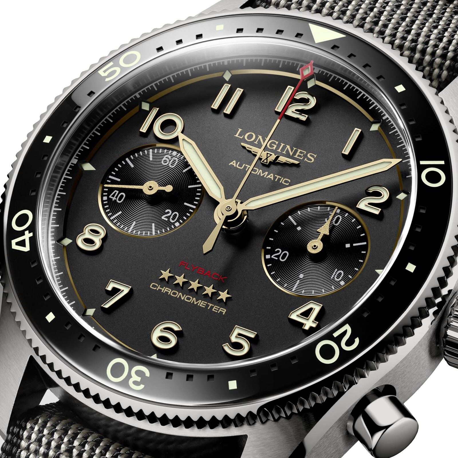 Longines Spirit L38211532 | 42mm Titanium Automatic Black Dial Watch - Image 4