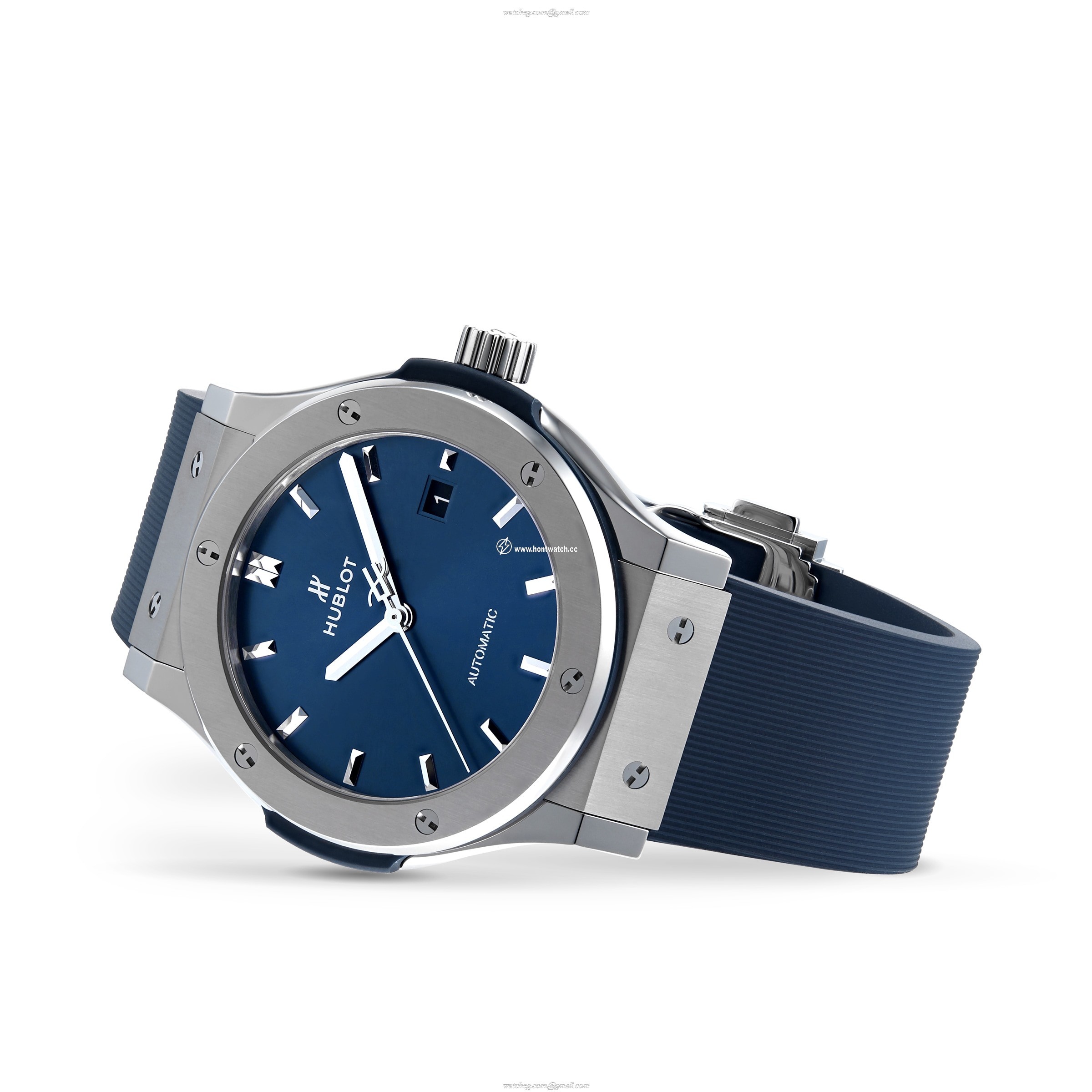 Hublot Classic Fusion Titanium Automatic Blue Watch - 42mm - Image 2