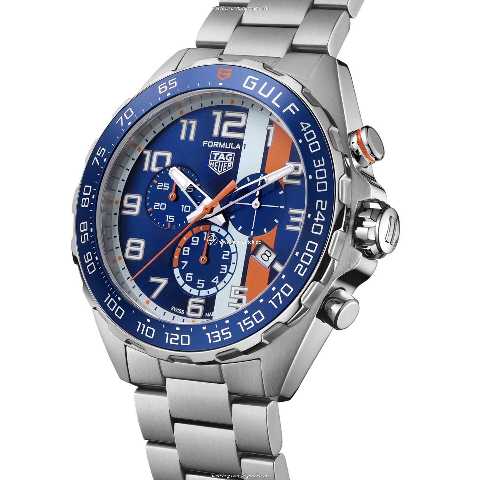 TAG Heuer Formula 1 Gulf Special Edition | 43mm Blue Dial Quartz Watch - Image 2
