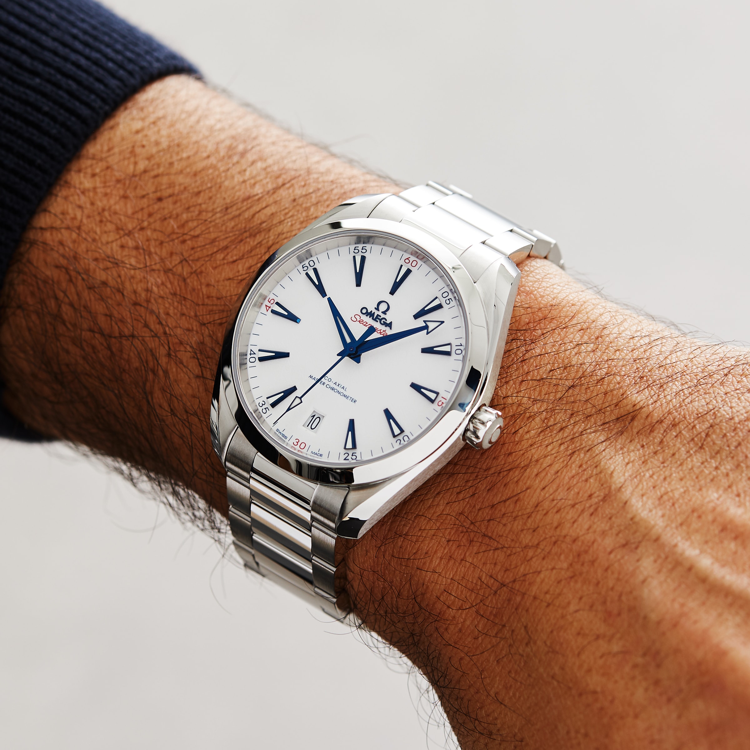 Omega Seamaster Aqua Terra 41mm Automatic White Dial - Stainless Steel - Image 3