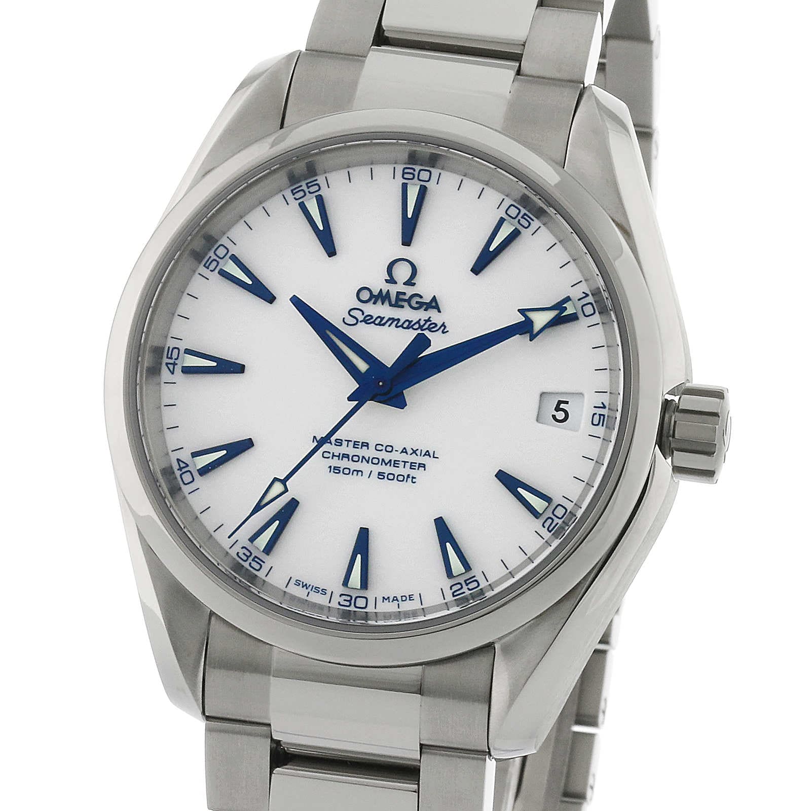 Omega Seamaster Aqua Terra Titanium Automatic White Watch | 150M Water Resistant - Image 3