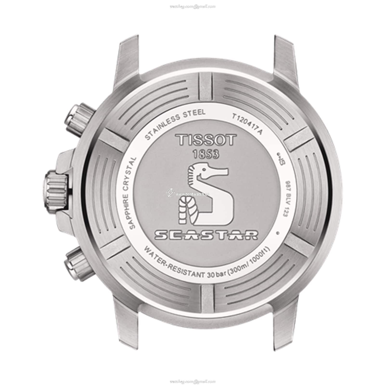 Tissot Seastar Quartz Green Dial - 45.5mm Stainless Steel - 300M Water Resistant - Image 2