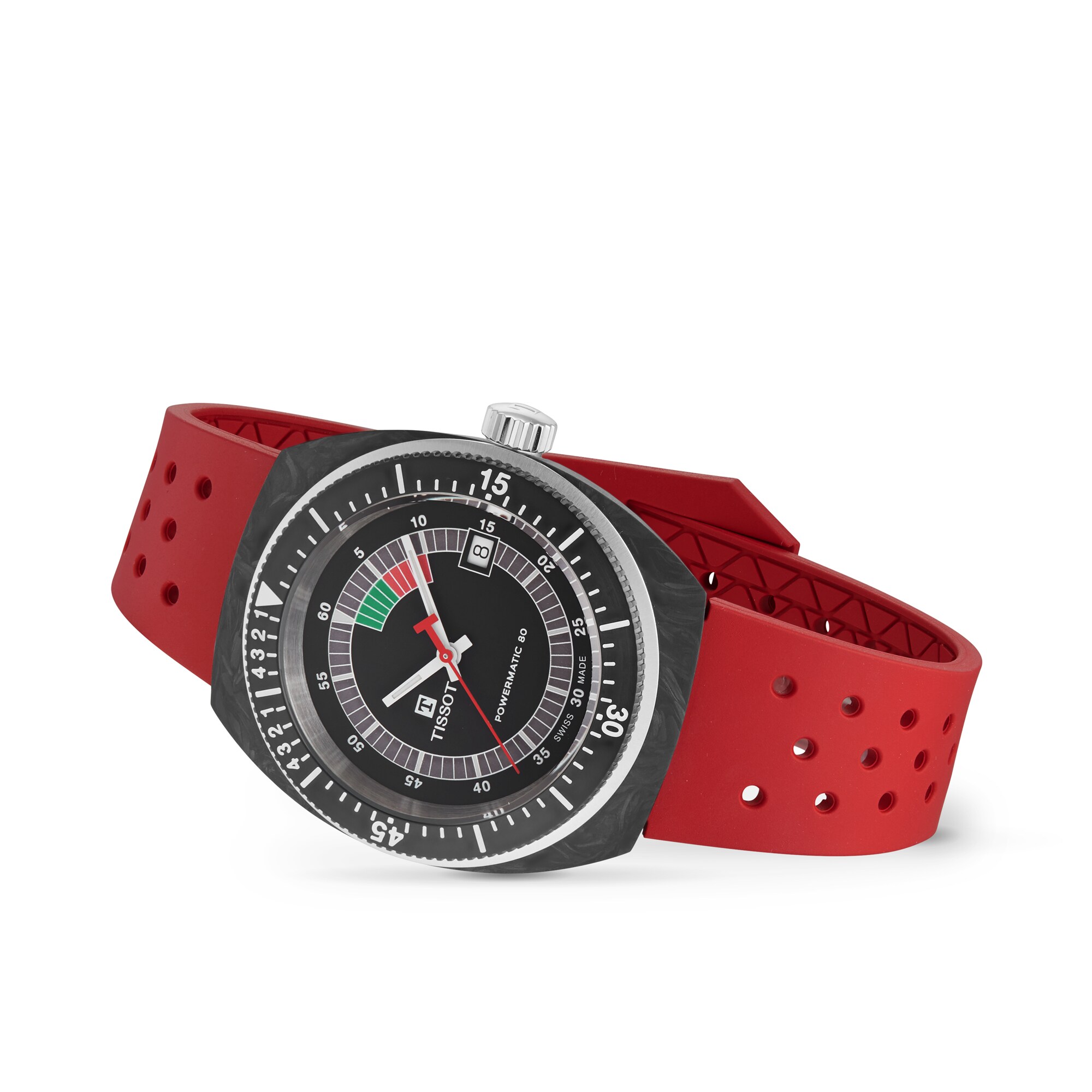 Tissot T-Sport T1454079705702 Automatic - 41mm Red Dial - Stainless Steel - Image 3