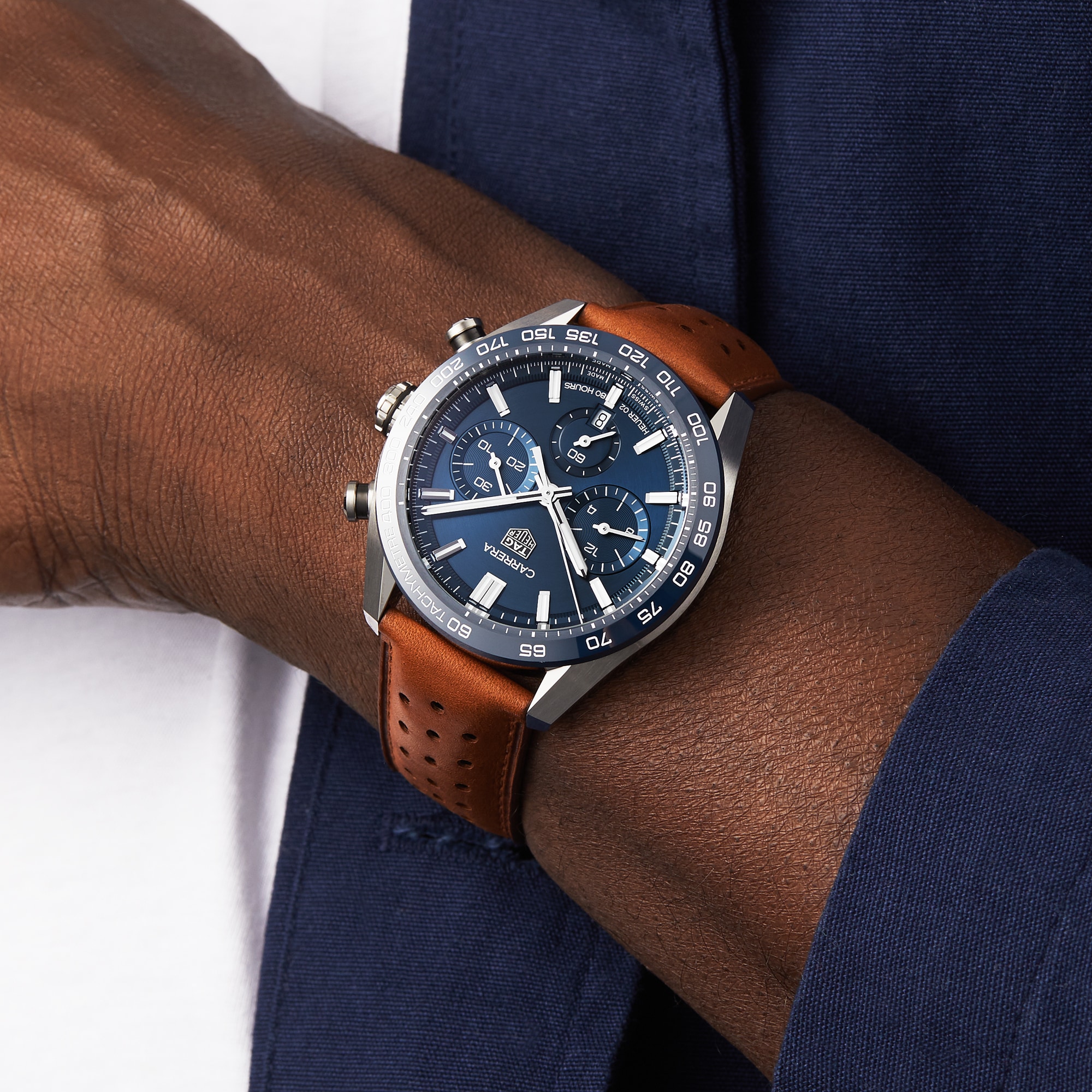 TAG Heuer Carrera CBN2A1A.FC6537 Automatic Blue Dial - 44mm Stainless Steel - Image 3