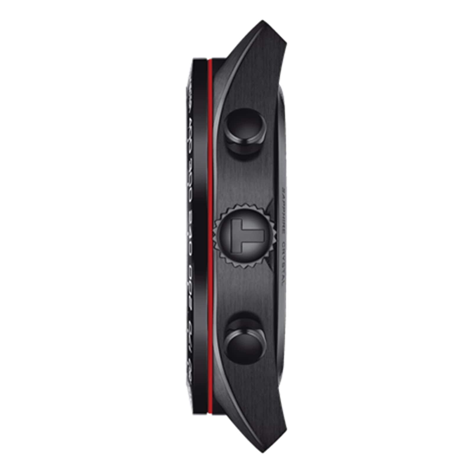 Tissot T-Sport PRS 516 Chronograph - 45mm Black Dial Stainless Steel Watch - Image 3