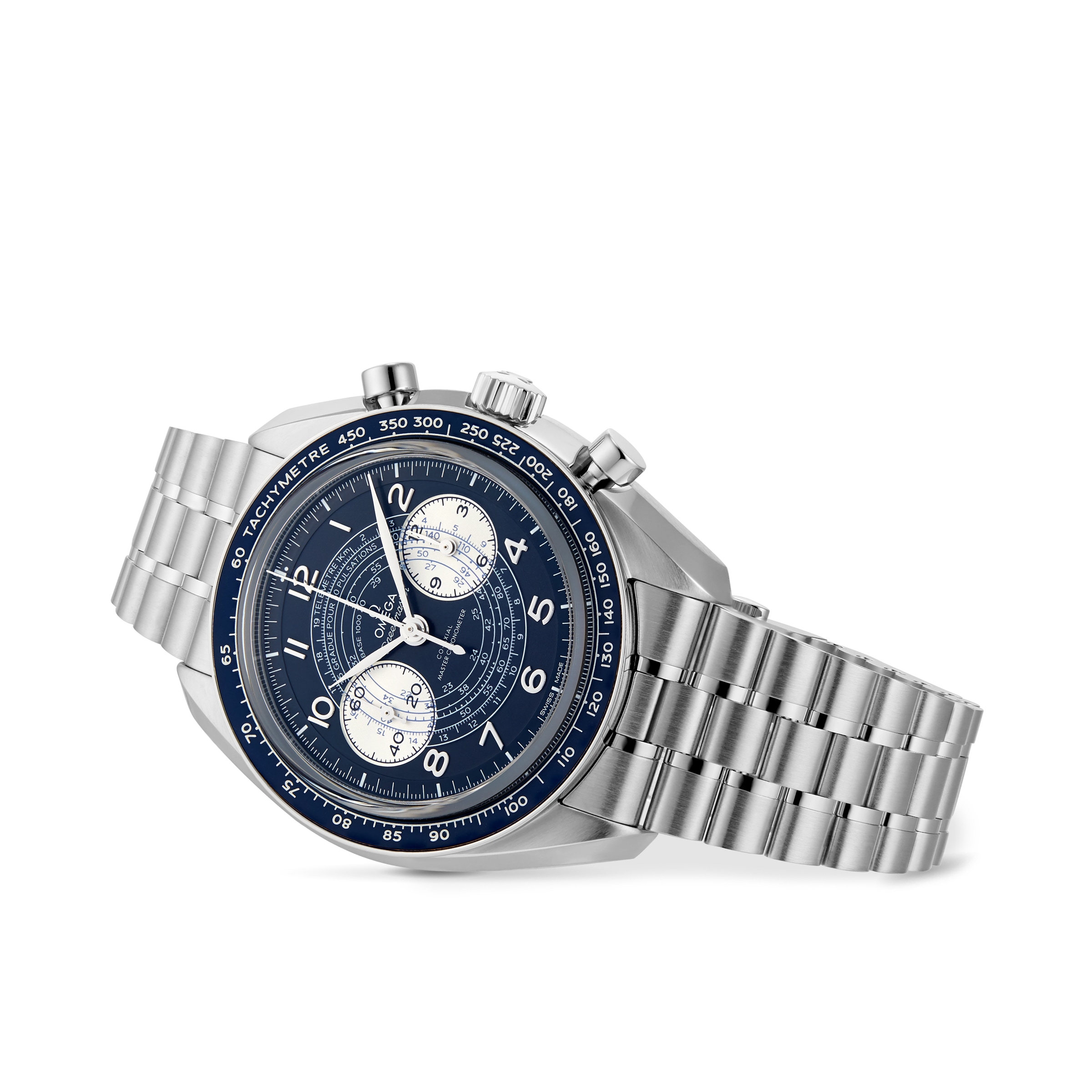 Omega Speedmaster Manual Winding Blue Dial 43mm Stainless Steel Watch - Image 4