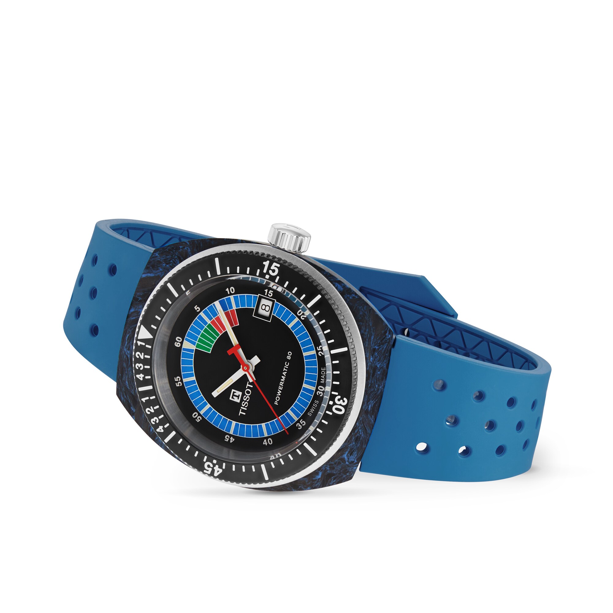 Tissot T-Sport Automatic Blue Dial Watch - 41mm Stainless Steel - Image 3