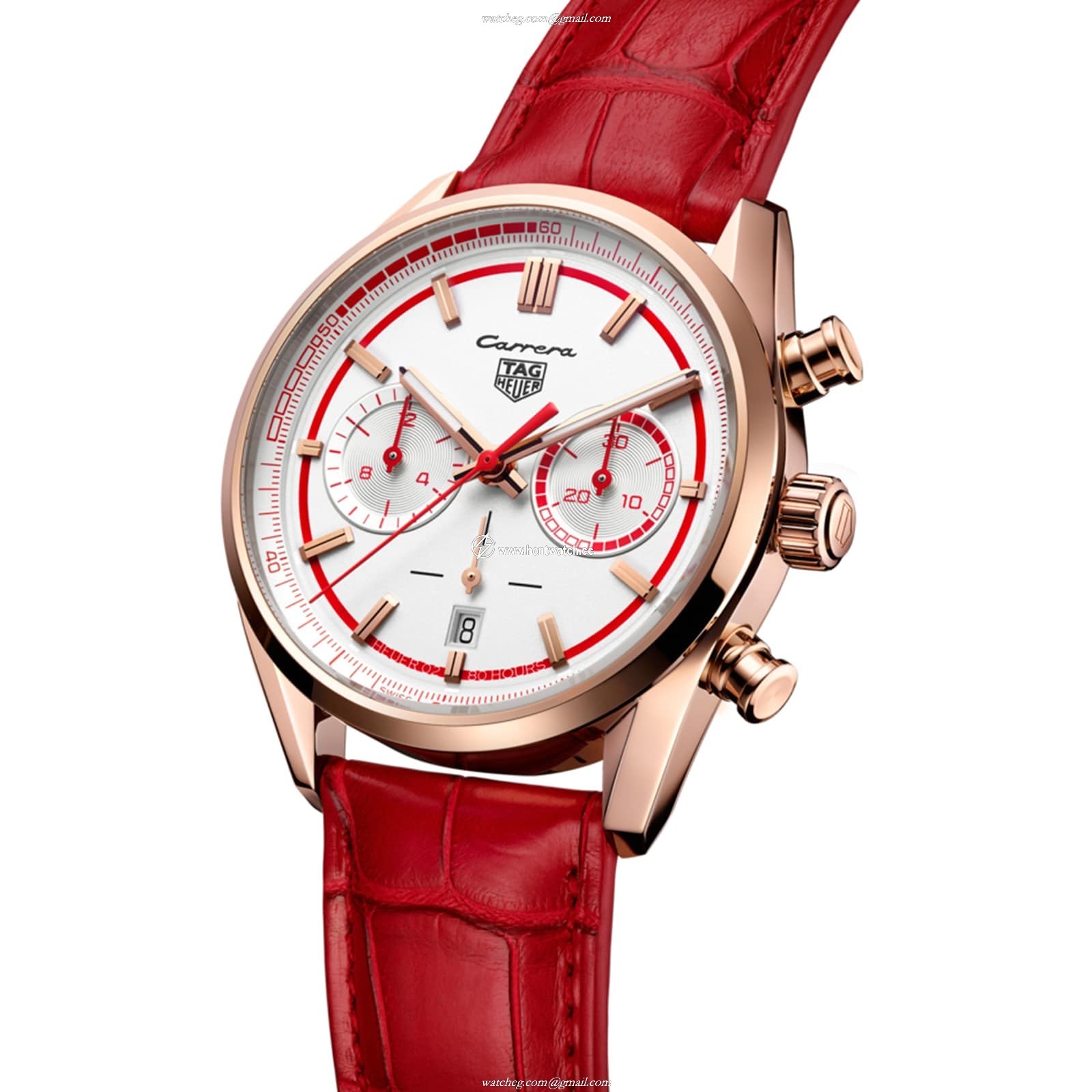 TAG Heuer Carrera CBN2045.FC8316 Automatic - 42mm Steel & Rose Gold - Image 2