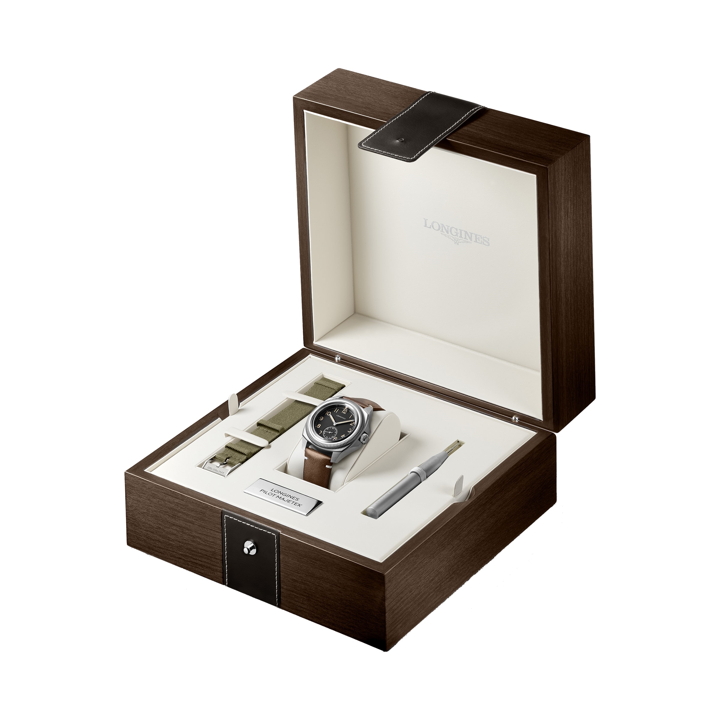 Longines Heritage Avigation L28384539 | 43mm Automatic Black Dial Watch - Image 4