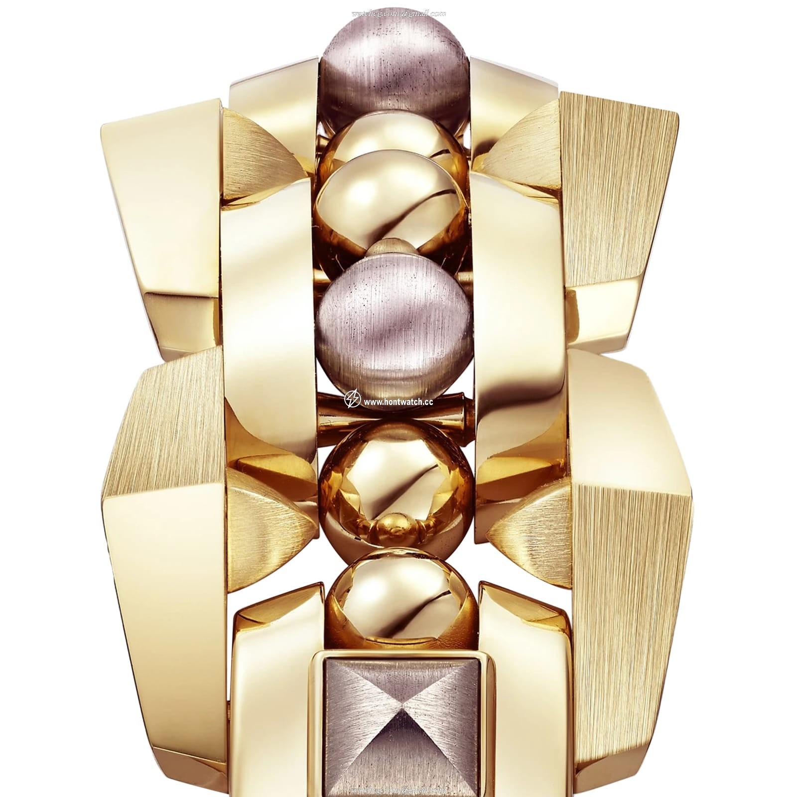 Cartier Clash Unlimited 18mm Yellow Gold Quartz Watch - Silver Dial - Image 2