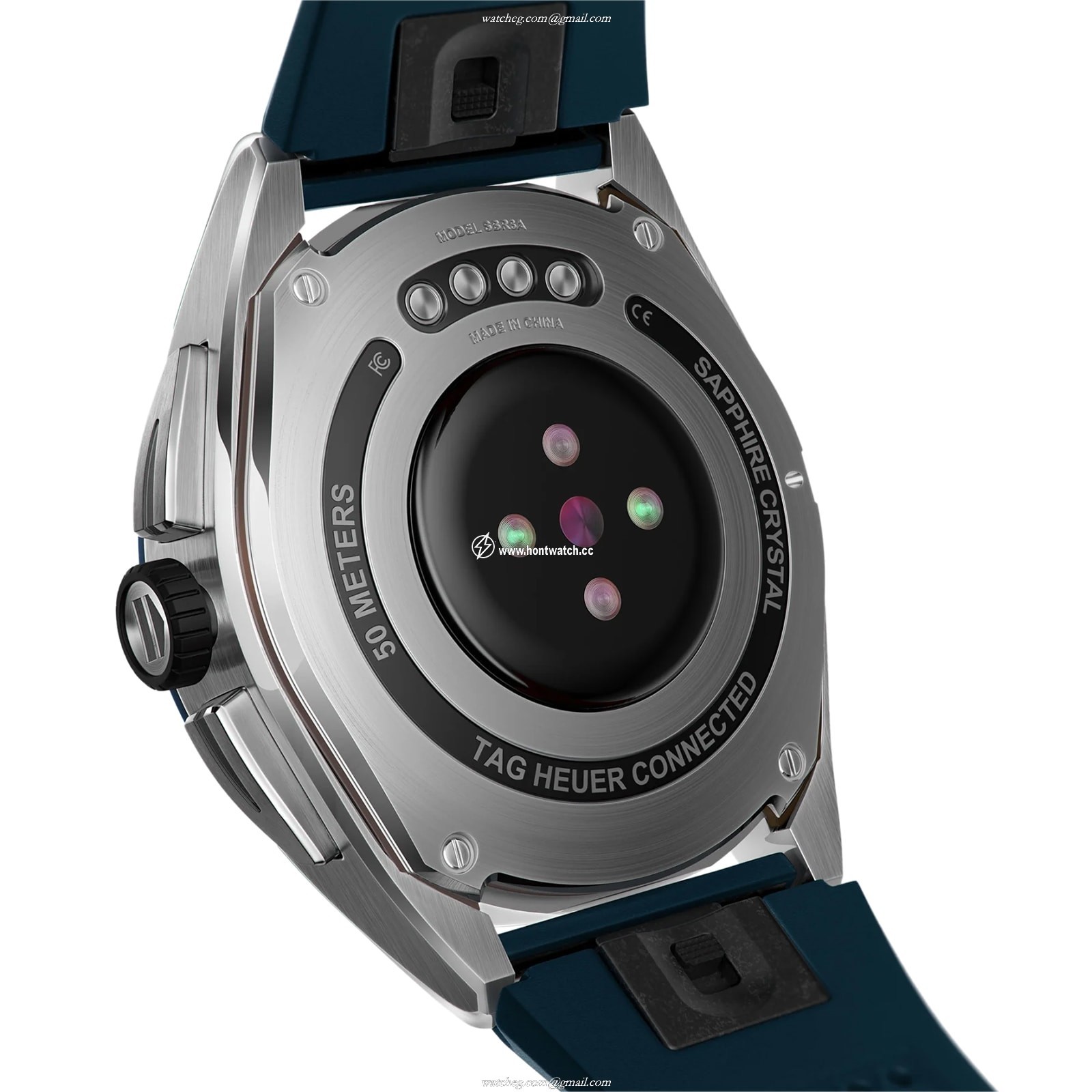 TAG Heuer Connected Smartwatch - 45mm Stainless Steel - Black Dial - Image 2