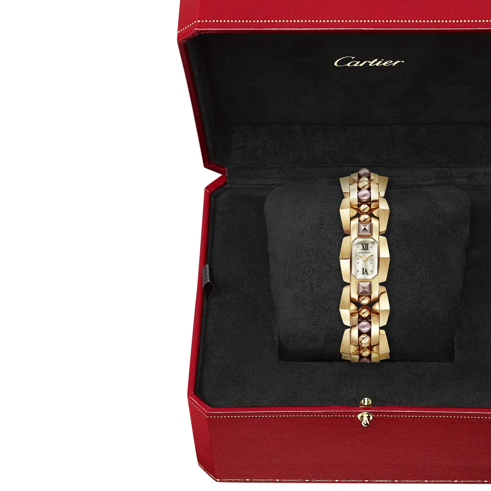 Cartier Clash Unlimited 18mm Yellow Gold Quartz Watch - Silver Dial - Image 4