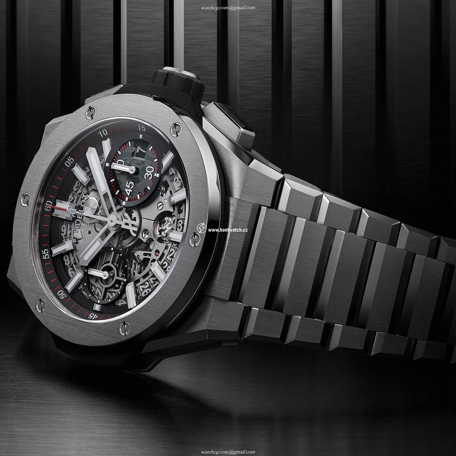 Hublot Big Bang 451.NX.1170.NX - 42mm Titanium Automatic Watch - Black Dial - Image 2