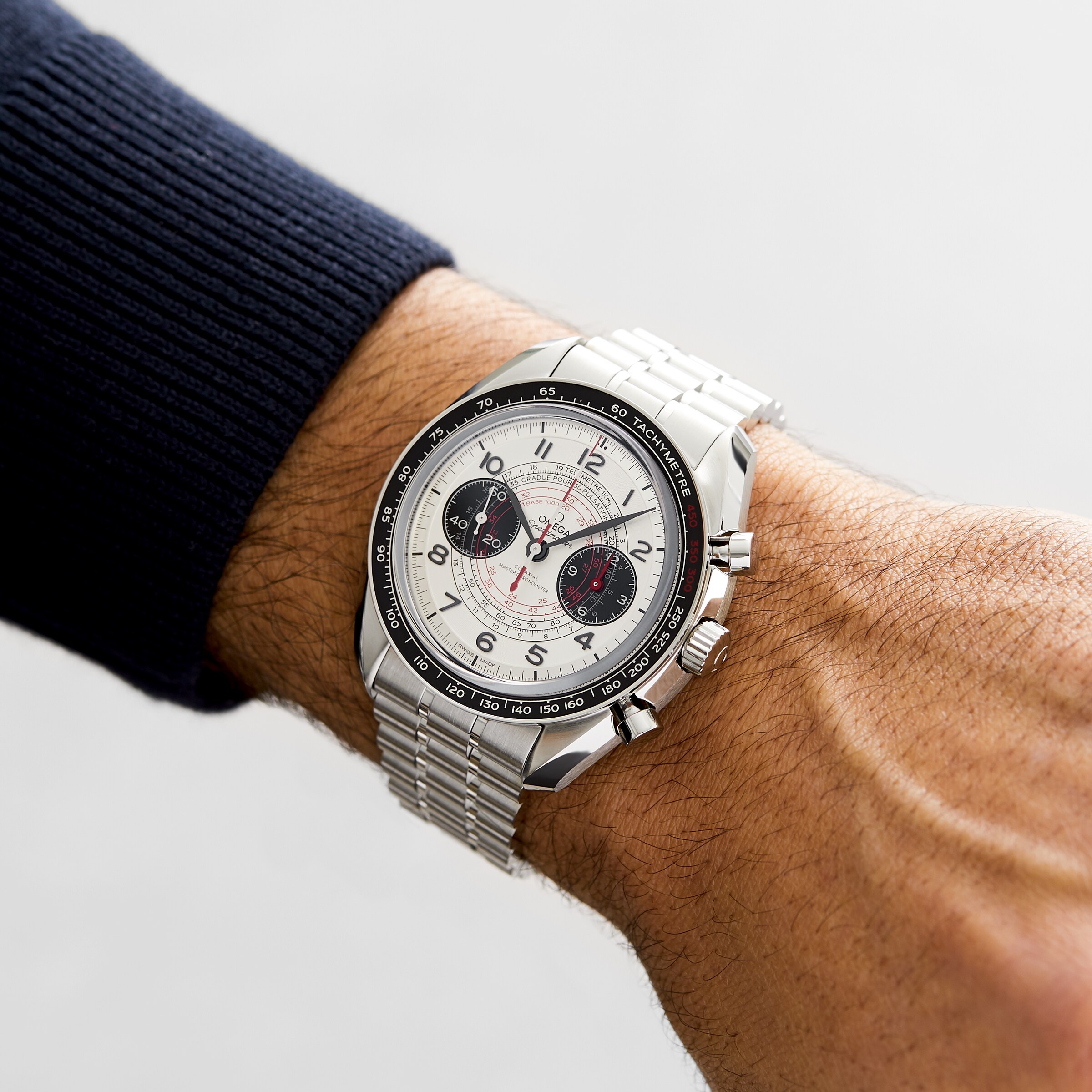 Omega Speedmaster Chronoscope | 43mm Stainless Steel | Manual Winding Silver Dial - Image 3