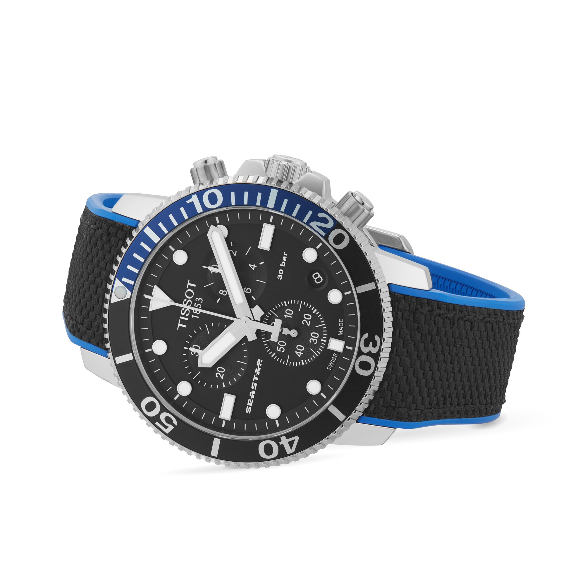 Tissot T-Sport Quartz Watch - Black Dial, 45.5mm Stainless Steel, 300M Water Resistant - Image 3
