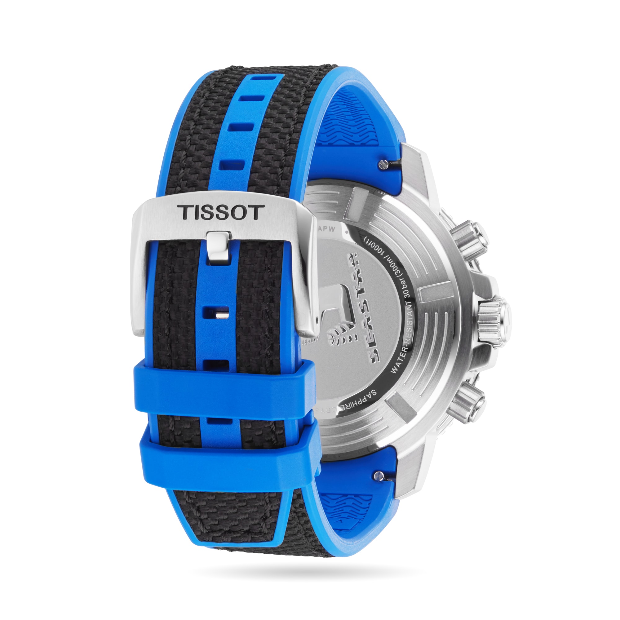 Tissot T-Sport Quartz Watch - Black Dial, 45.5mm Stainless Steel, 300M Water Resistant - Image 4