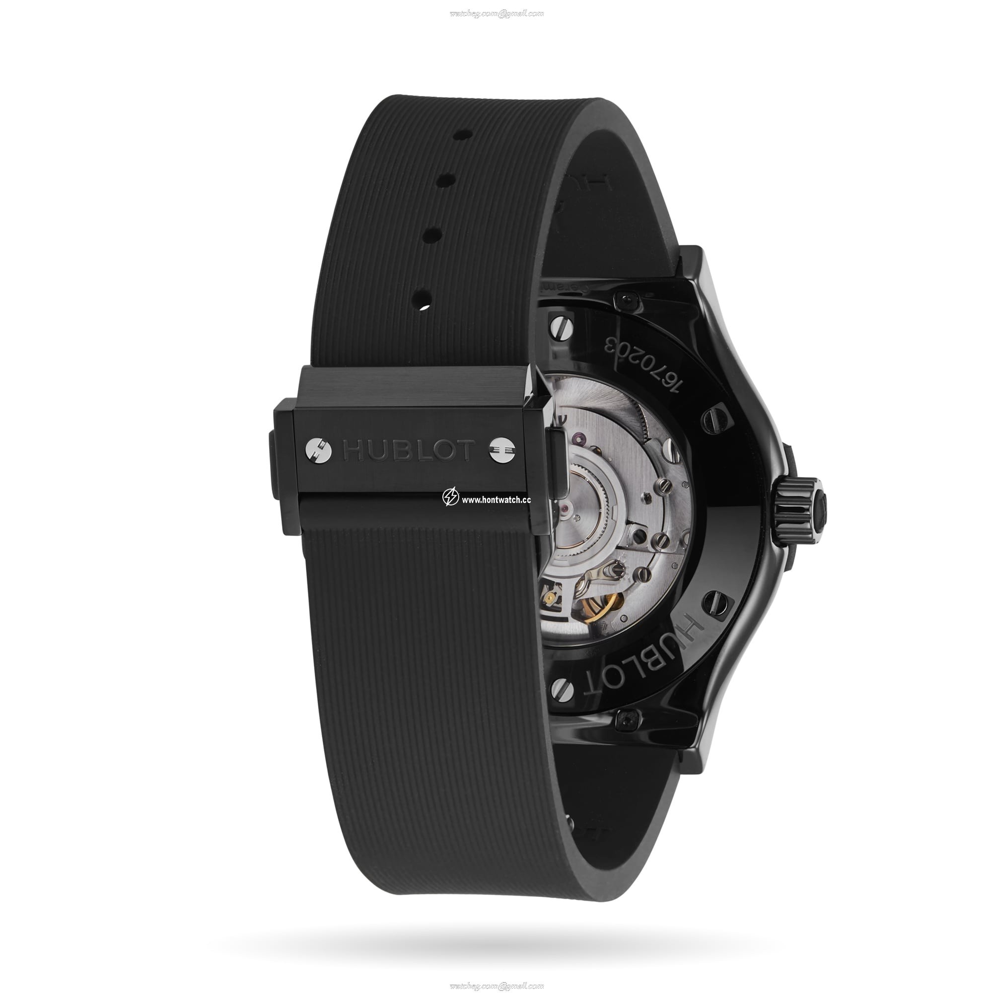 Hublot Classic Fusion 42mm Ceramic Automatic Black Watch - Replica - Image 2