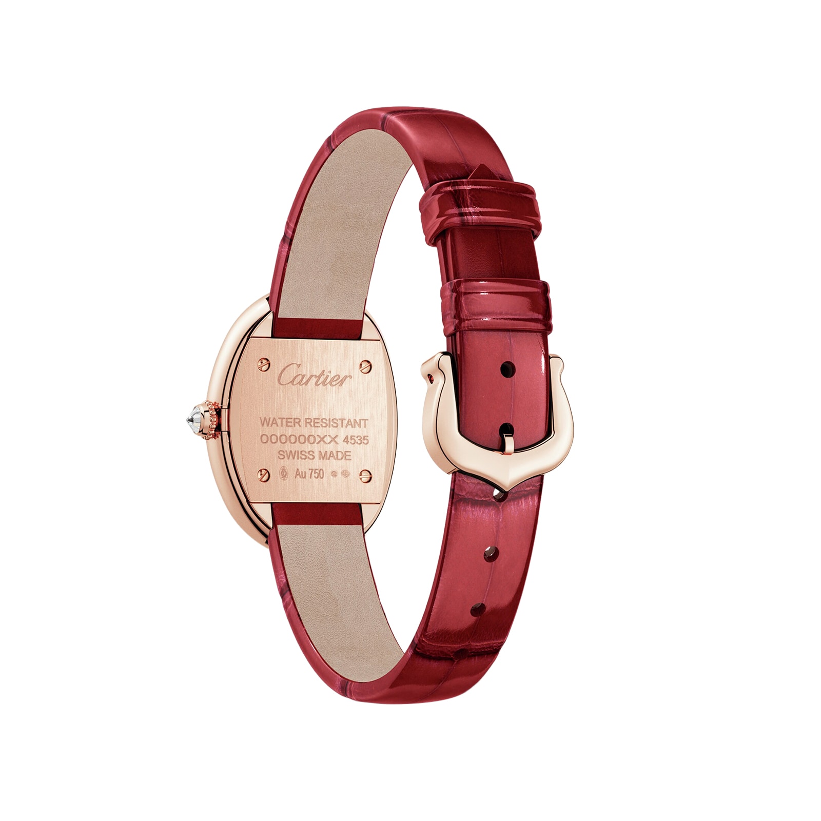 Cartier Baignoire WJBA0031 Rose Gold Quartz Silver Watch | 23mm - Image 3