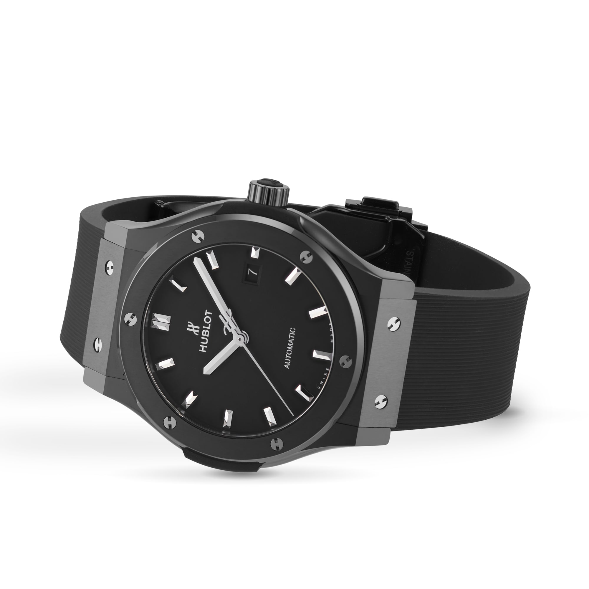 Hublot Classic Fusion 42mm Ceramic Automatic Black Watch - Replica - Image 3