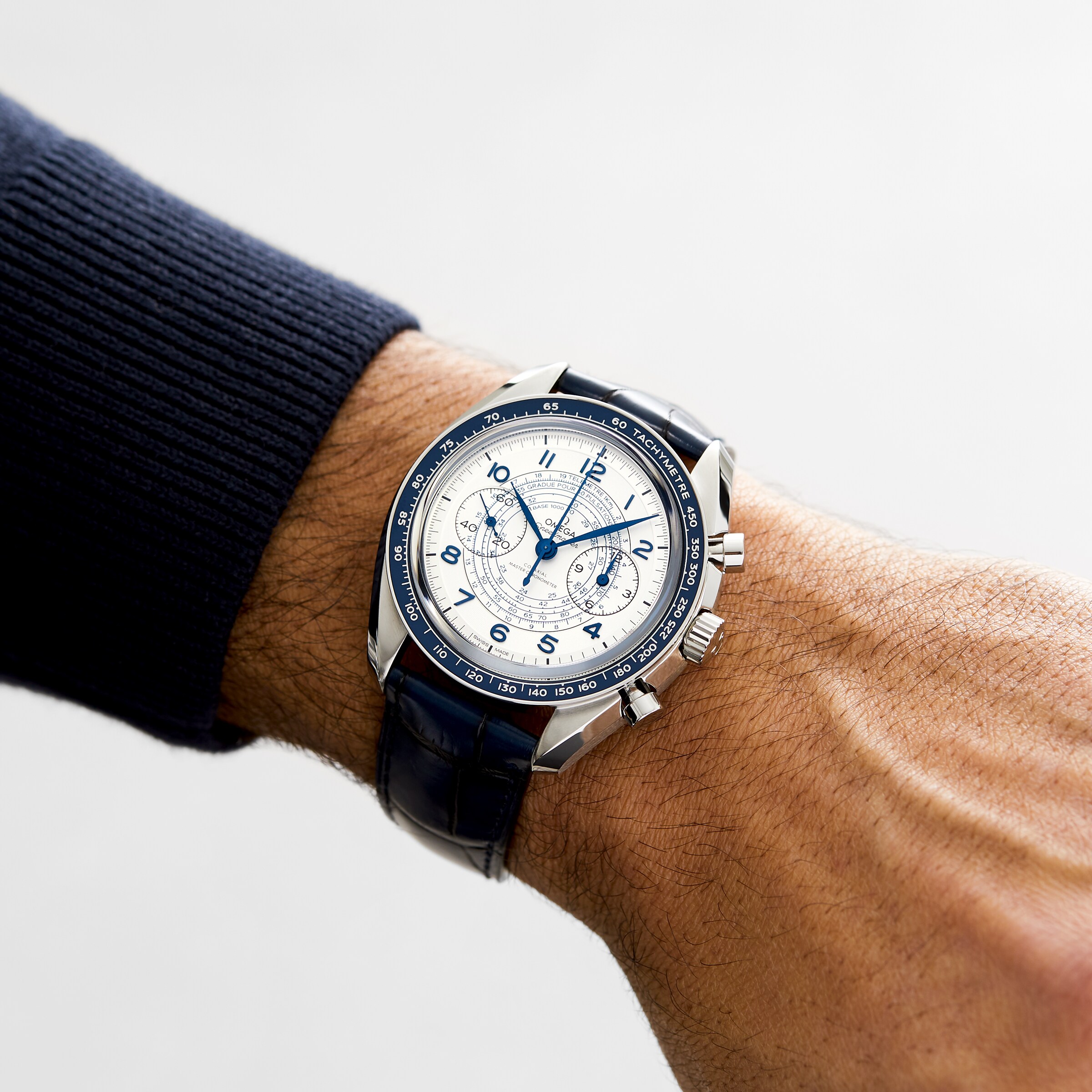 Omega Speedmaster Chronoscope - 43mm Stainless Steel - Manual Winding Silver Dial - Image 3