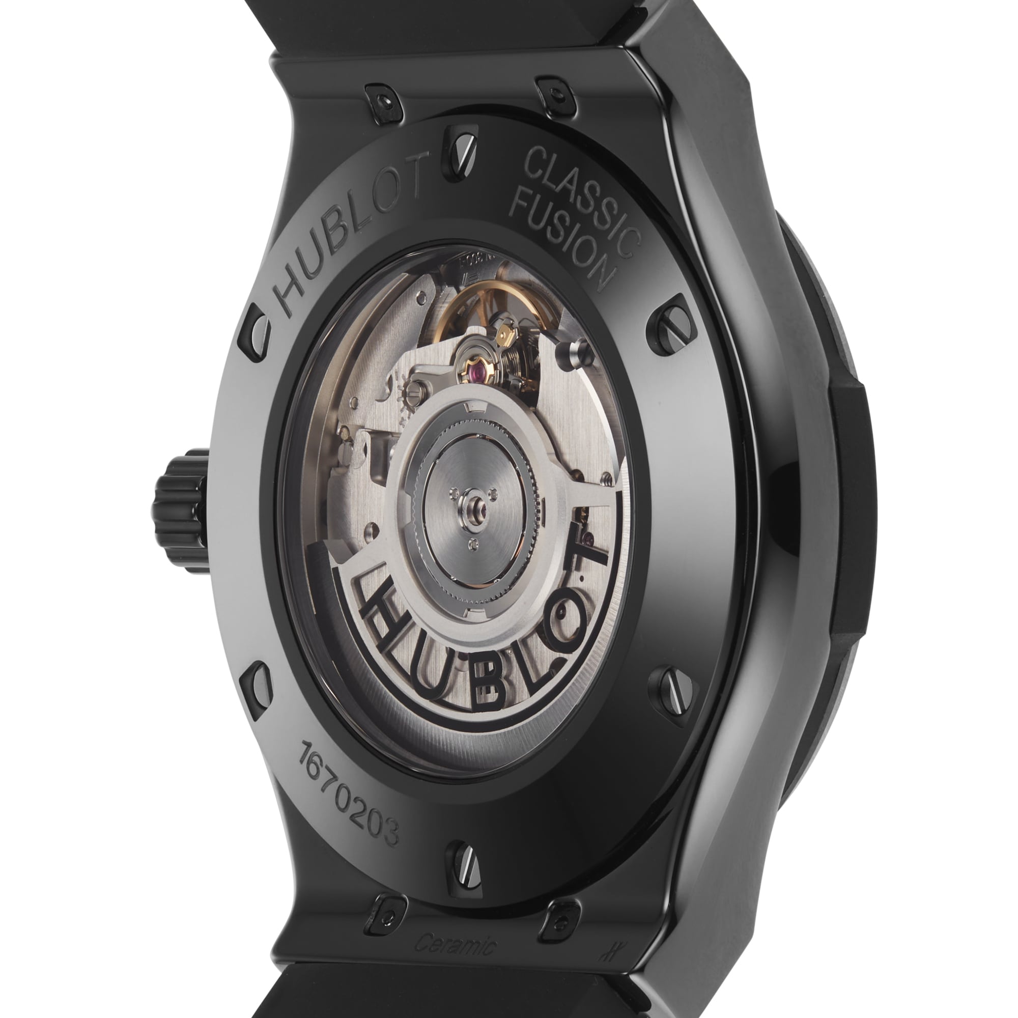 Hublot Classic Fusion 42mm Ceramic Automatic Black Watch - Replica - Image 4