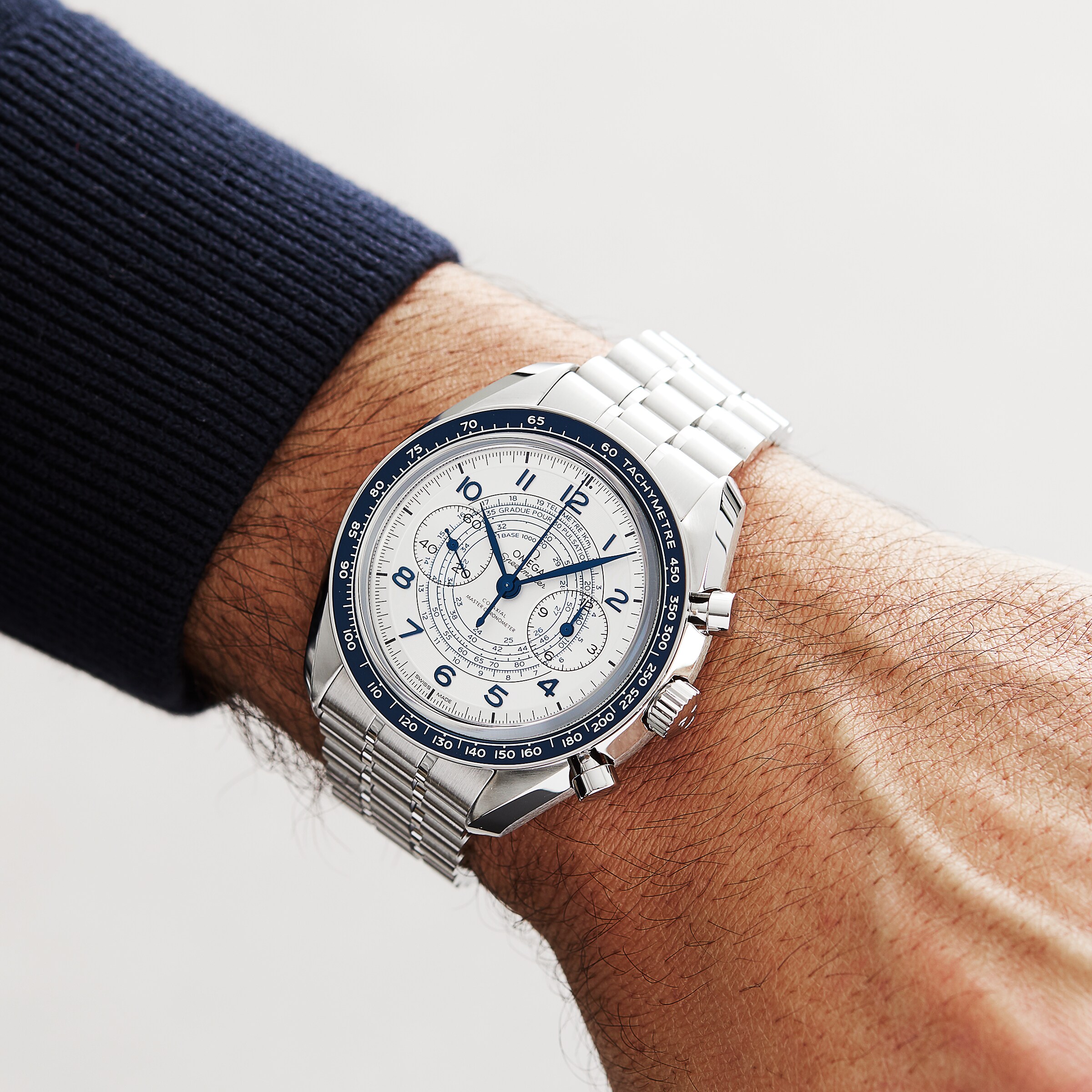 Omega Speedmaster Chronoscope | 43mm Stainless Steel | Manual Winding Silver Dial - Image 3