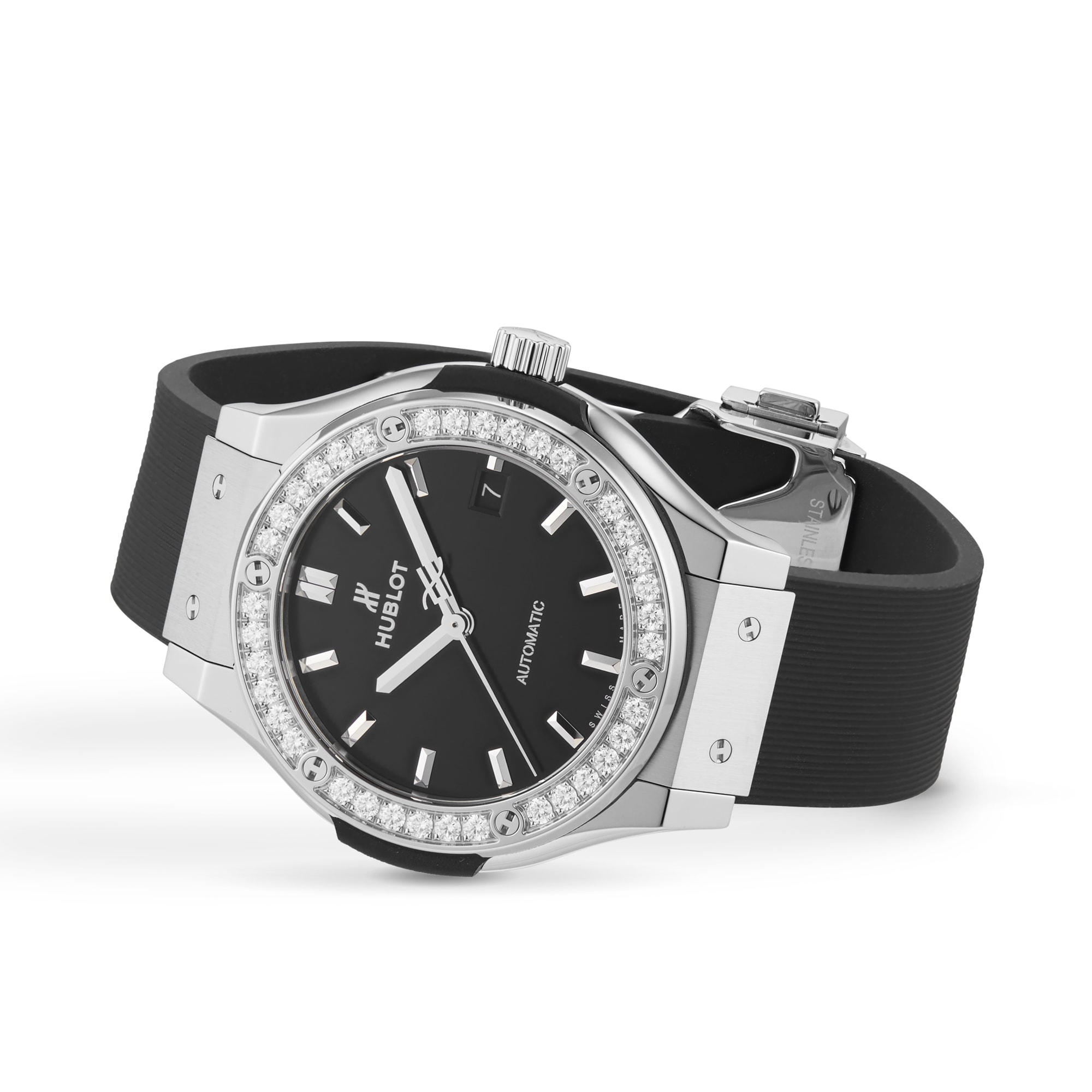 Hublot Classic Fusion Titanium Automatic Watch - 38mm Black Dial | Replica - Image 3