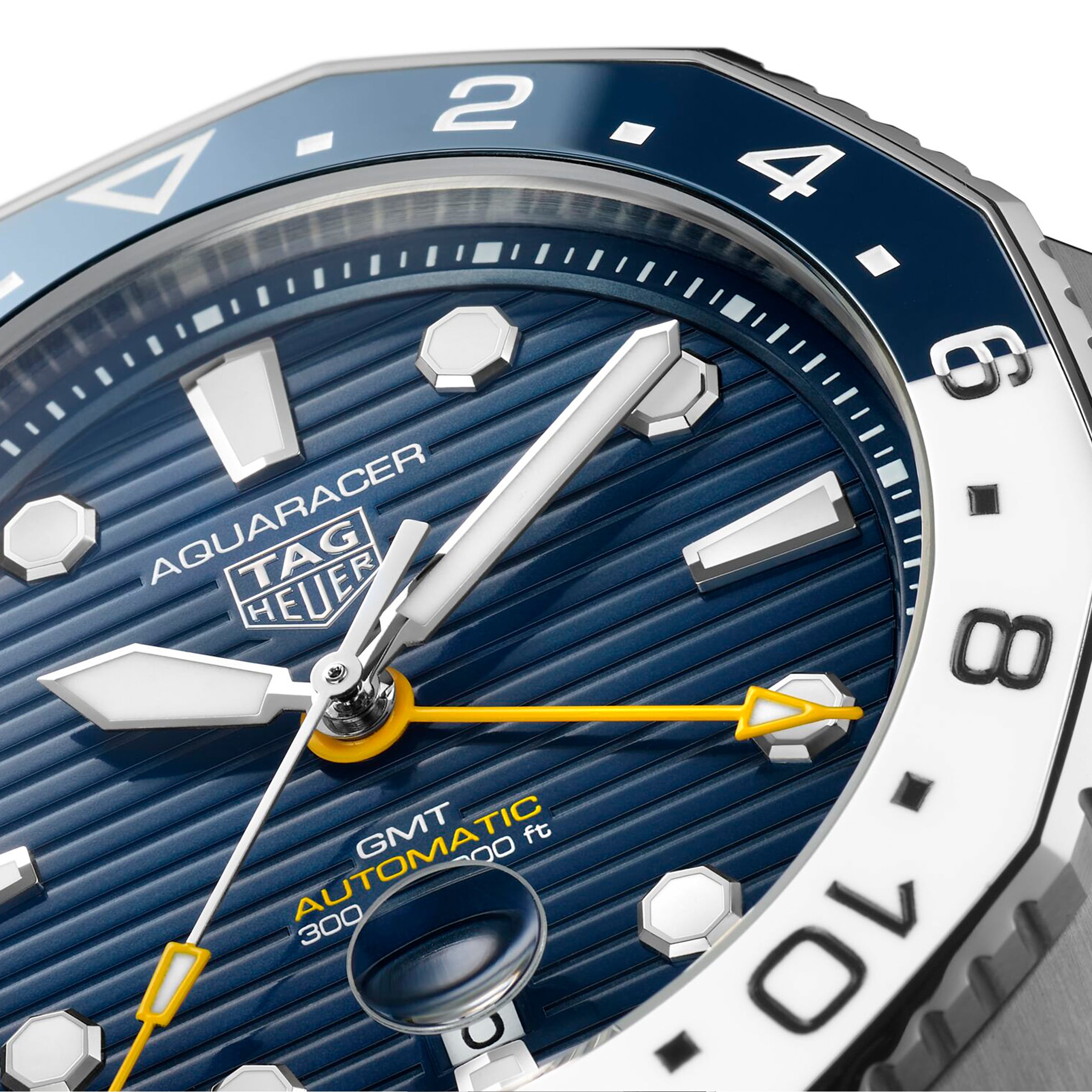 TAG Heuer Aquaracer WBP2010.BA0632 | 43mm Blue Automatic GMT Watch - Image 3