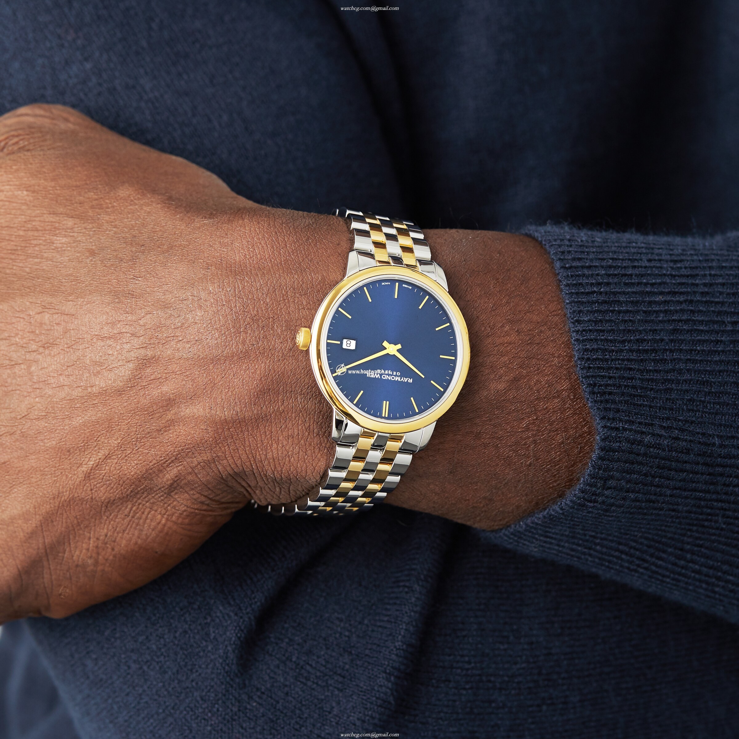 Raymond Weil Toccata 5485-STP-50001 | Blue Dial Quartz Watch | Stainless Steel - Image 2
