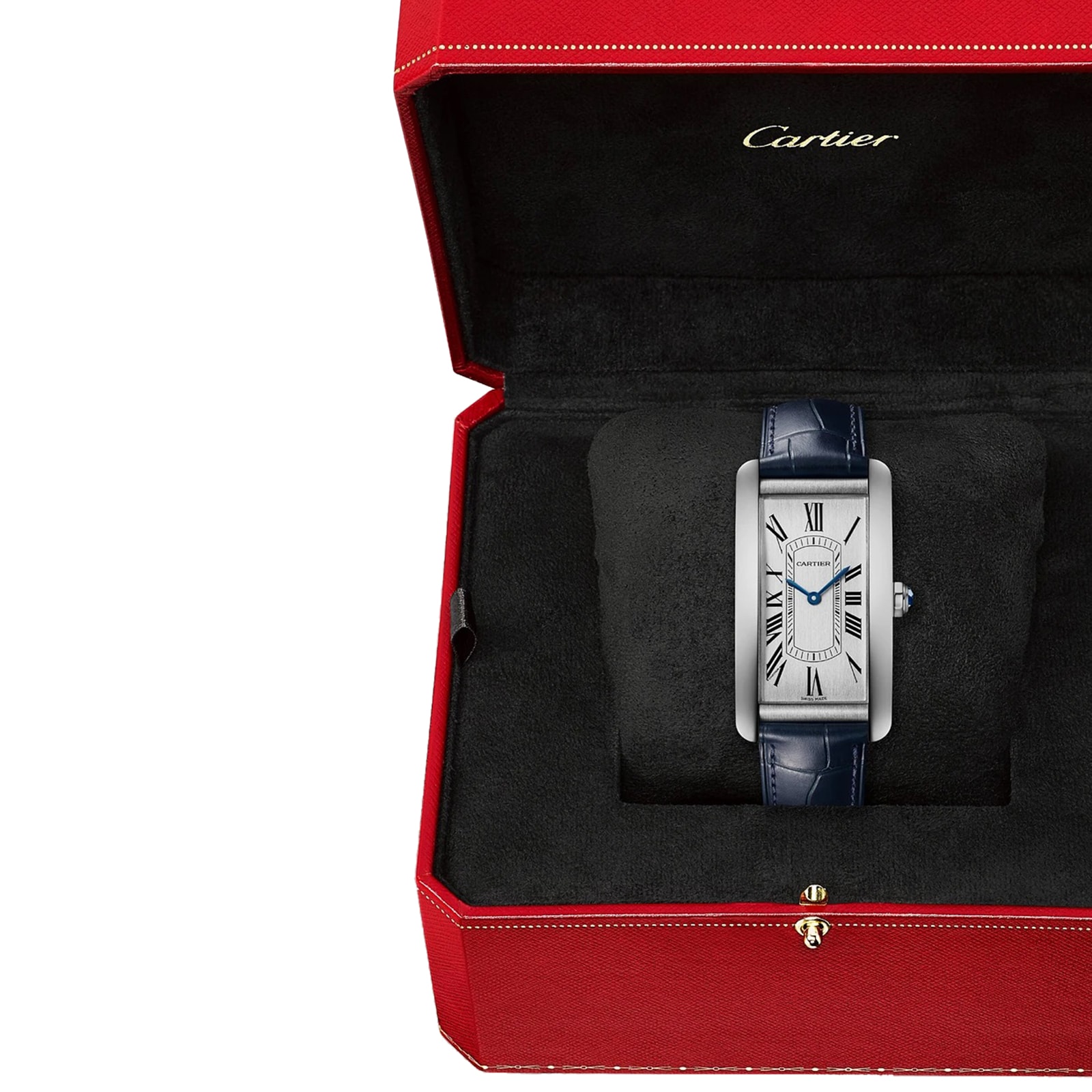 Cartier Tank Americaine WSTA0083 Automatic Silver Dial Steel Watch - Image 3