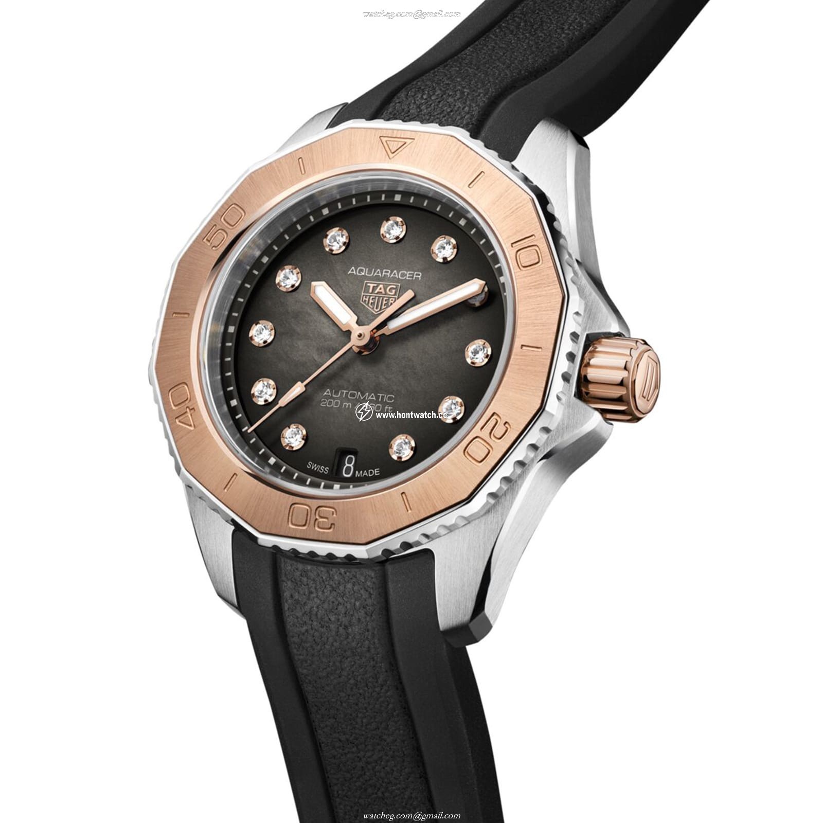 TAG Heuer Aquaracer WBP2451.FT6200 | 30mm Automatic | Black Dial - Image 2
