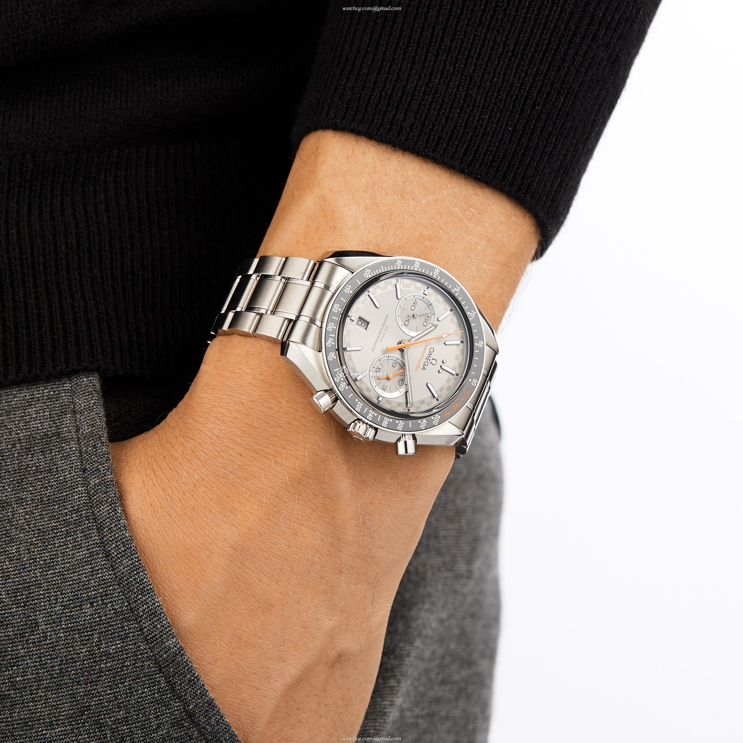 Omega Speedmaster Grey Automatic Watch - 44.25mm Stainless Steel - Image 2