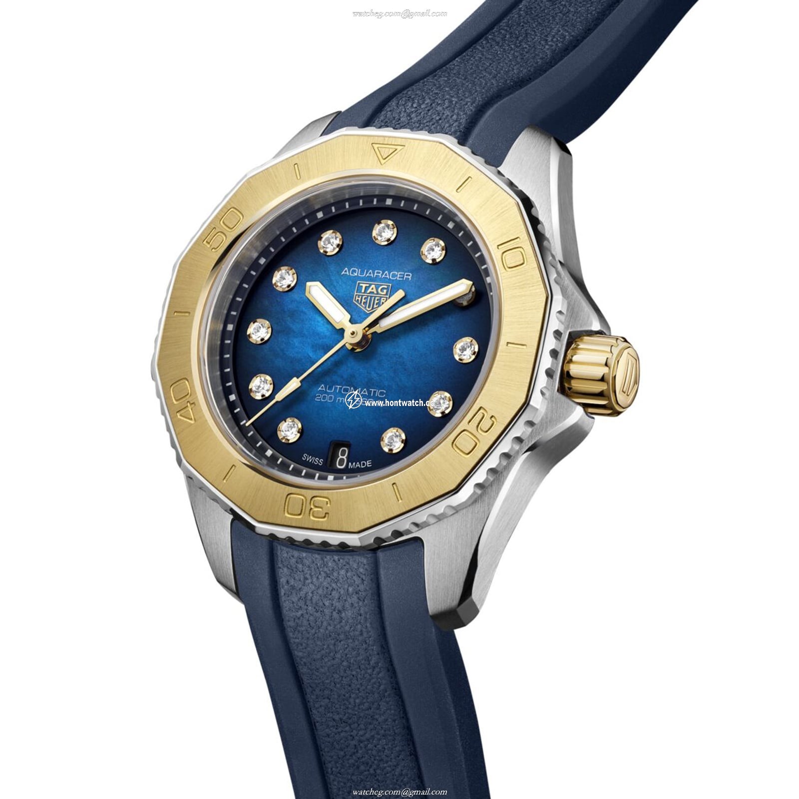 TAG Heuer Aquaracer WBP2450.FT6215 | 30mm Blue Dial | Automatic Watch - Image 2
