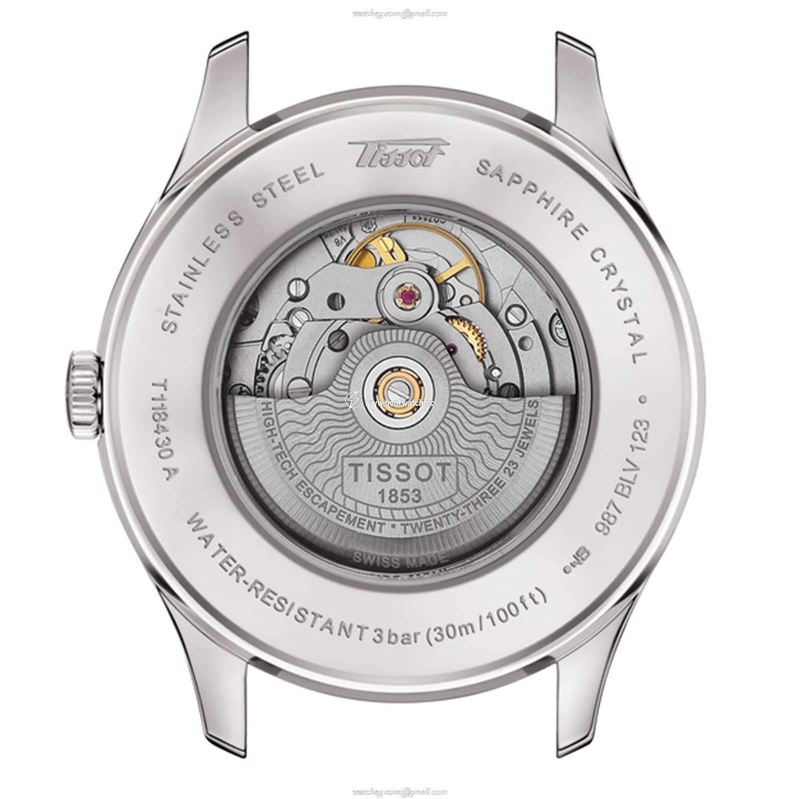Tissot Heritage Visodate Automatic Watch - 42mm Stainless Steel - Silver Dial - Image 2