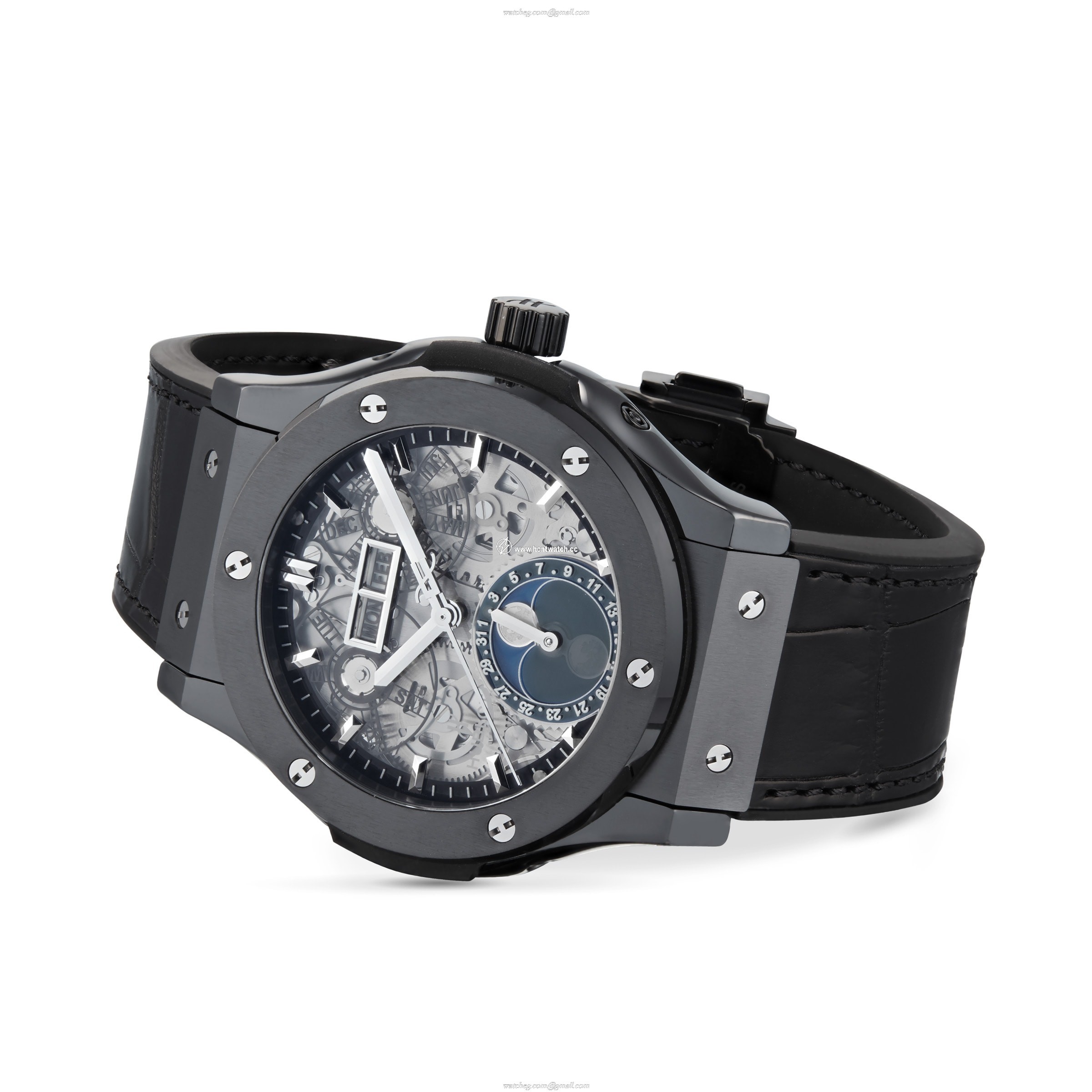 Hublot 547.CX.0170.LR Ceramic Automatic Black Watch - 42mm - Image 2