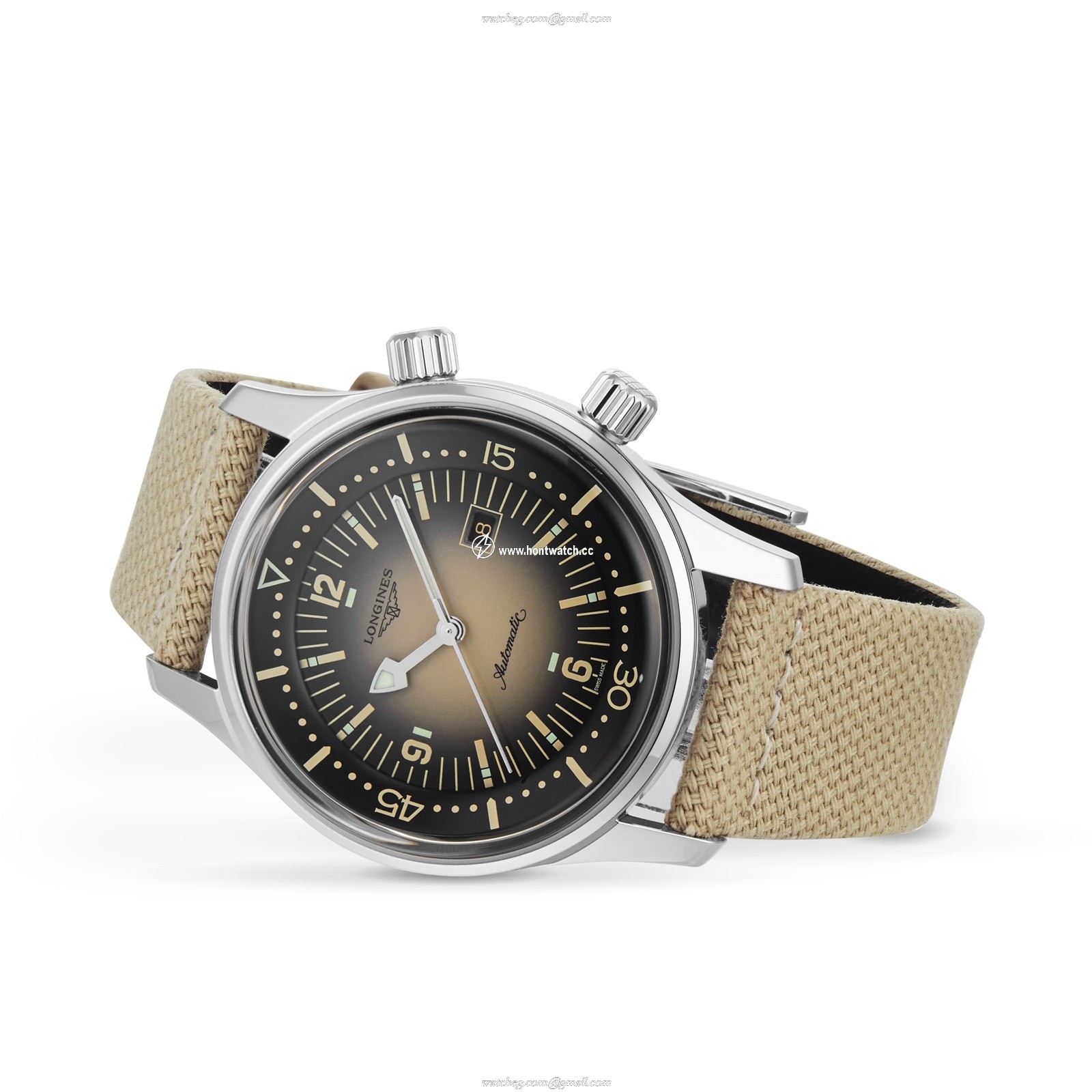Longines Legend Diver L33744302 | 42mm Automatic | Stainless Steel & Beige Dial - Image 2
