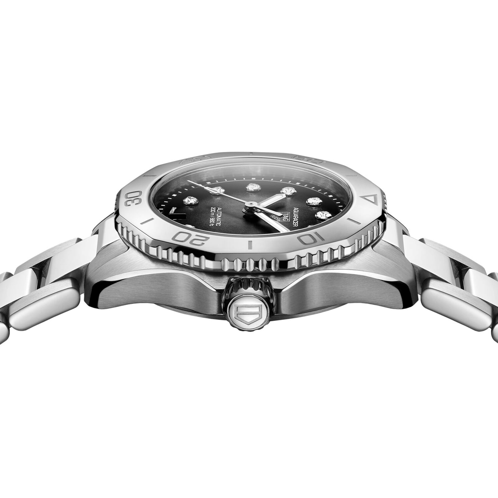 TAG Heuer Aquaracer WBP2410 | 30mm Black Dial | Diamond Markers | Automatic - Image 3