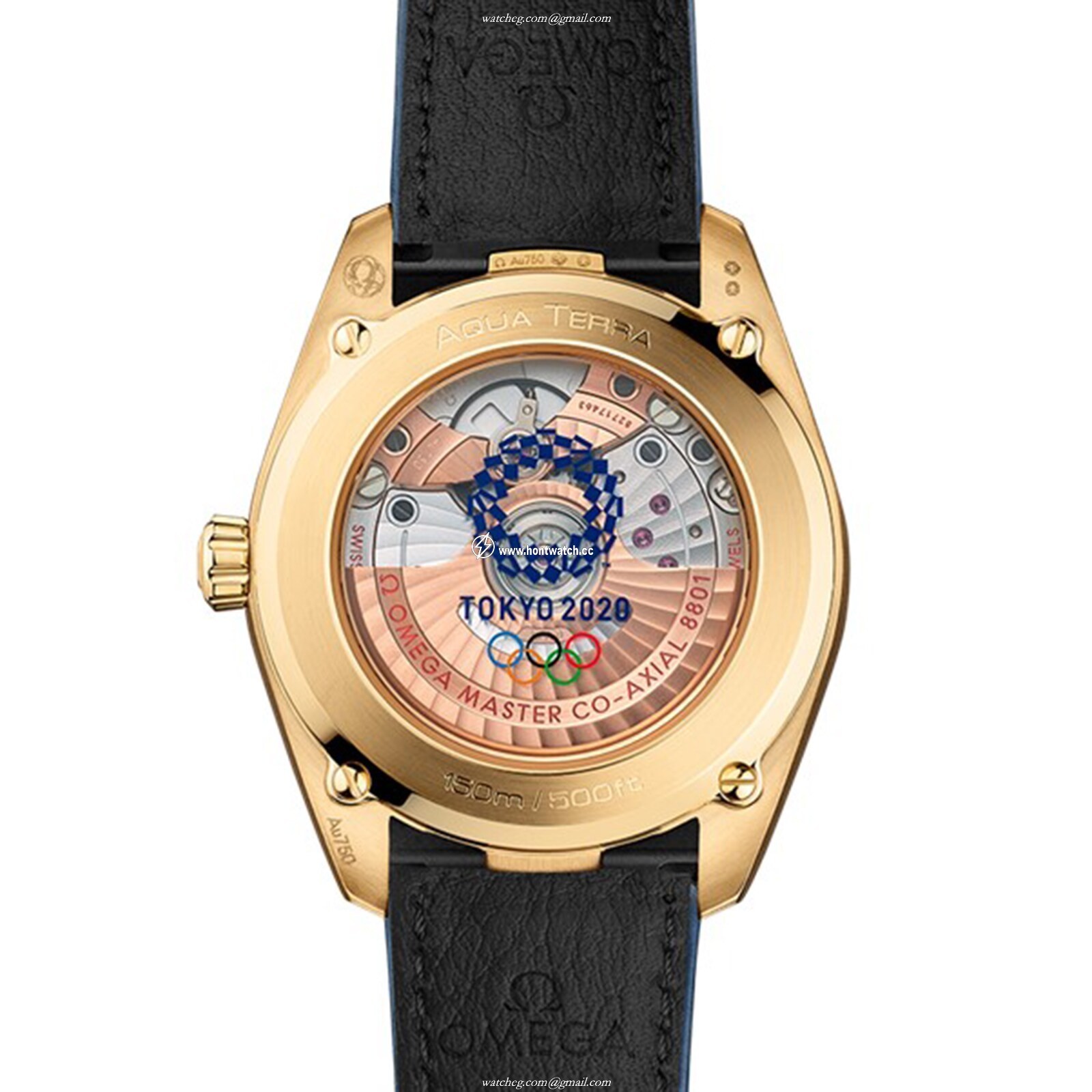 Omega Aquaterra 38mm Automatic Blue Dial - 18ct Yellow Gold Watch - Image 2