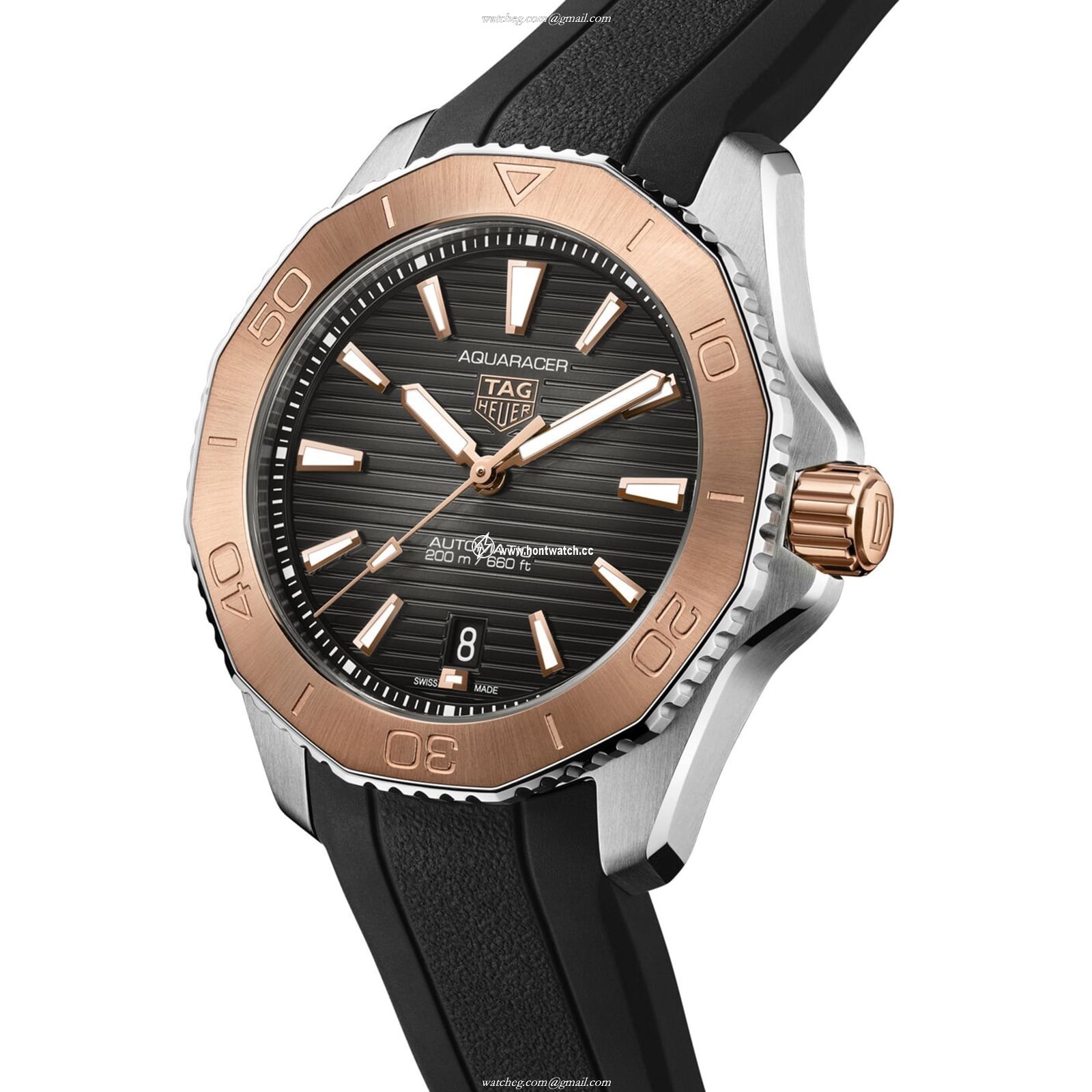TAG Heuer Aquaracer WBP2151.FT6199 | 40mm Black Dial | Automatic Watch - Image 2