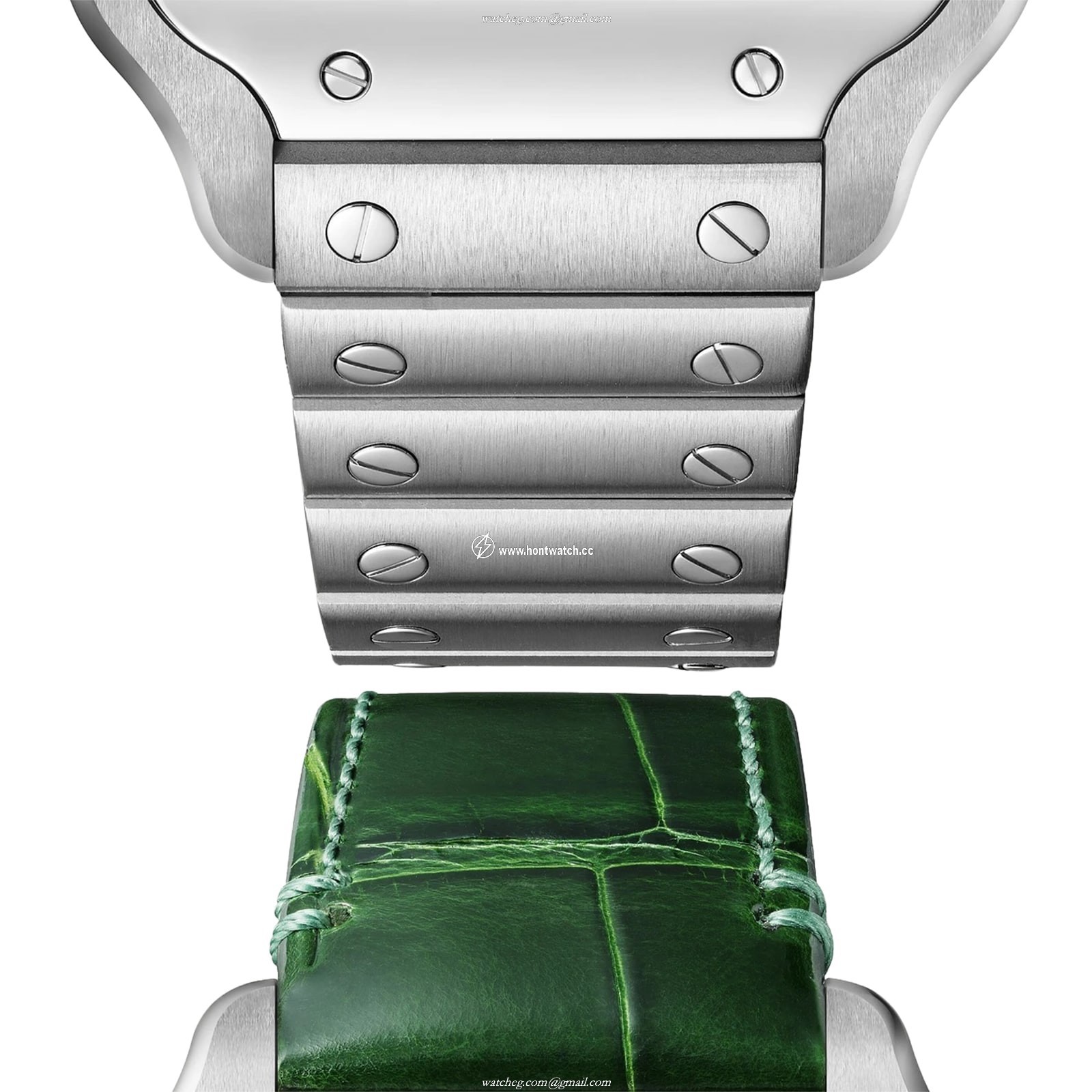 Cartier Santos de Cartier WSSA0061 - 35mm Steel Automatic Green Dial - Image 2