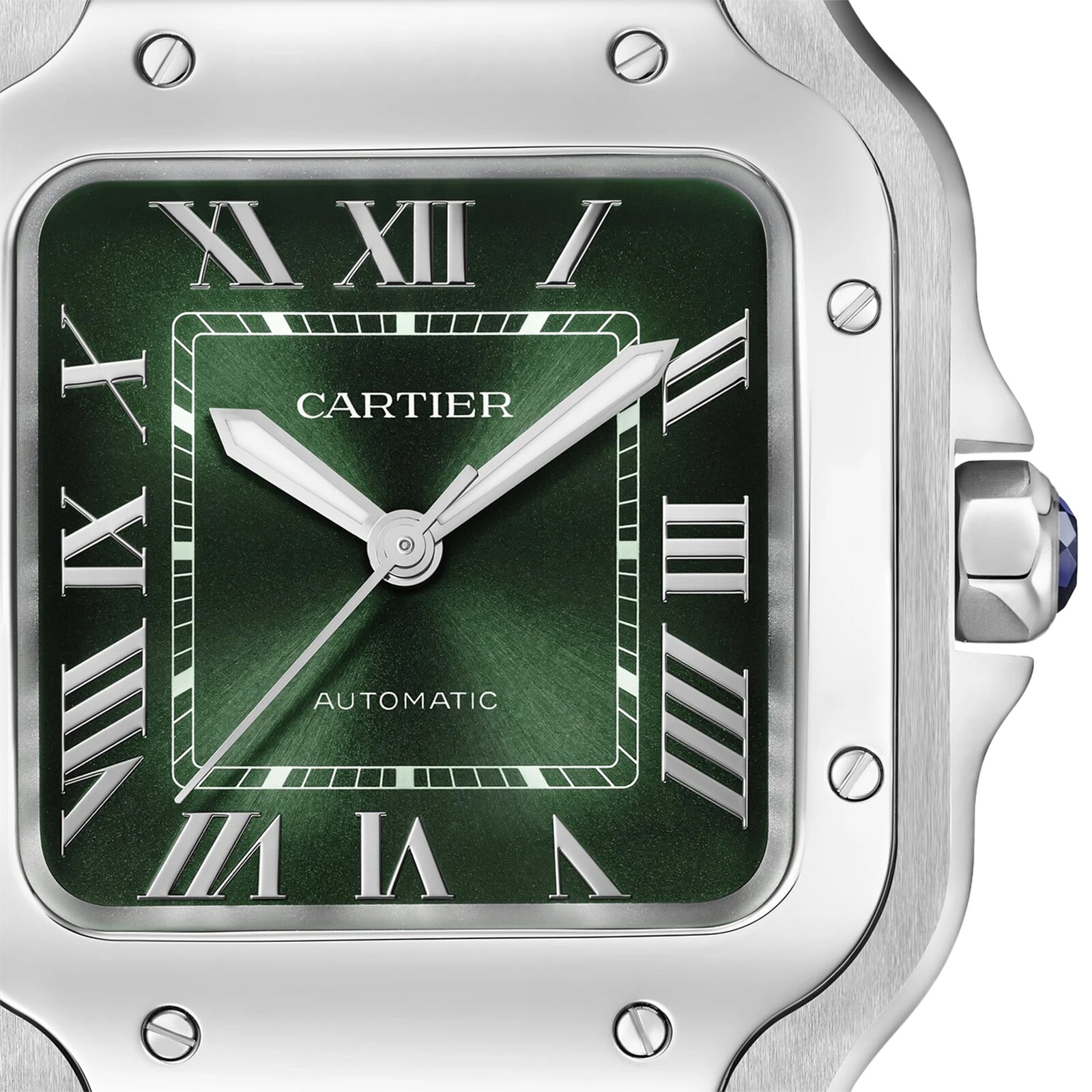 Cartier Santos de Cartier WSSA0061 - 35mm Steel Automatic Green Dial - Image 4