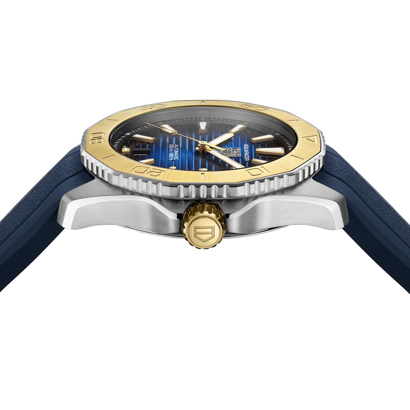 TAG Heuer Aquaracer WBP2150.FT6210 | 40mm Blue Automatic Watch - Image 3
