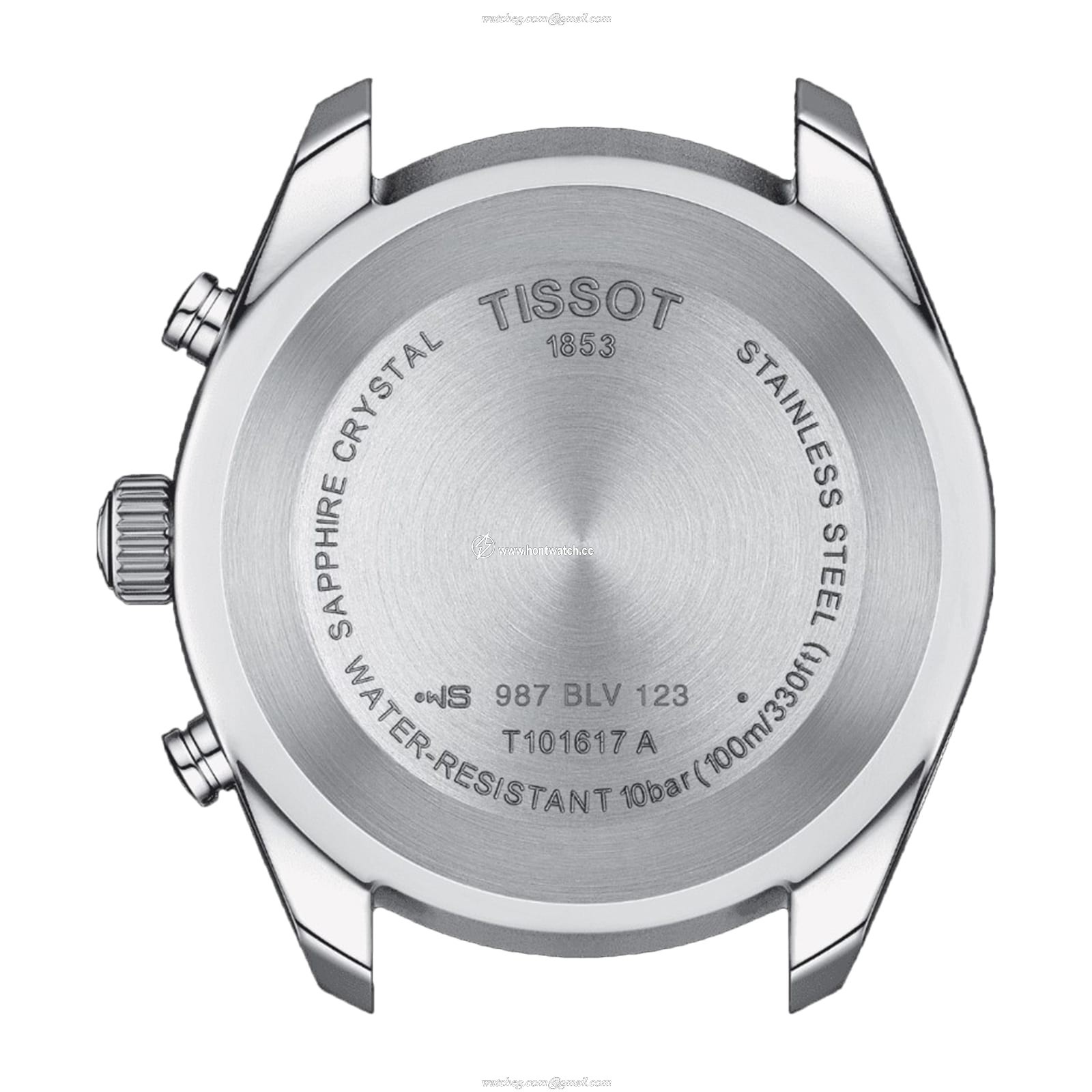 Tissot T-Classic PR 100 Sport Chronograph - 44mm Black Dial - Stainless Steel - Image 2