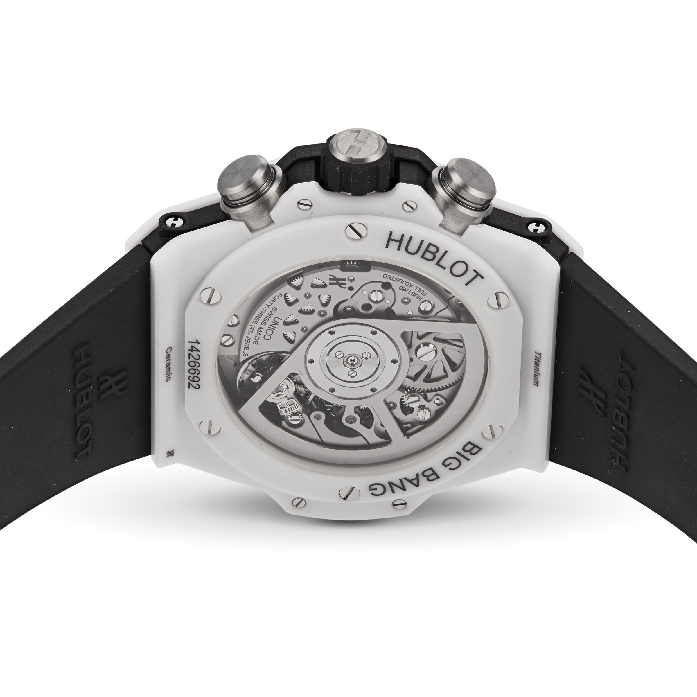 Hublot Big Bang 441.HX.1170.RX - 42mm Ceramic Automatic Watch - White Dial - Image 4