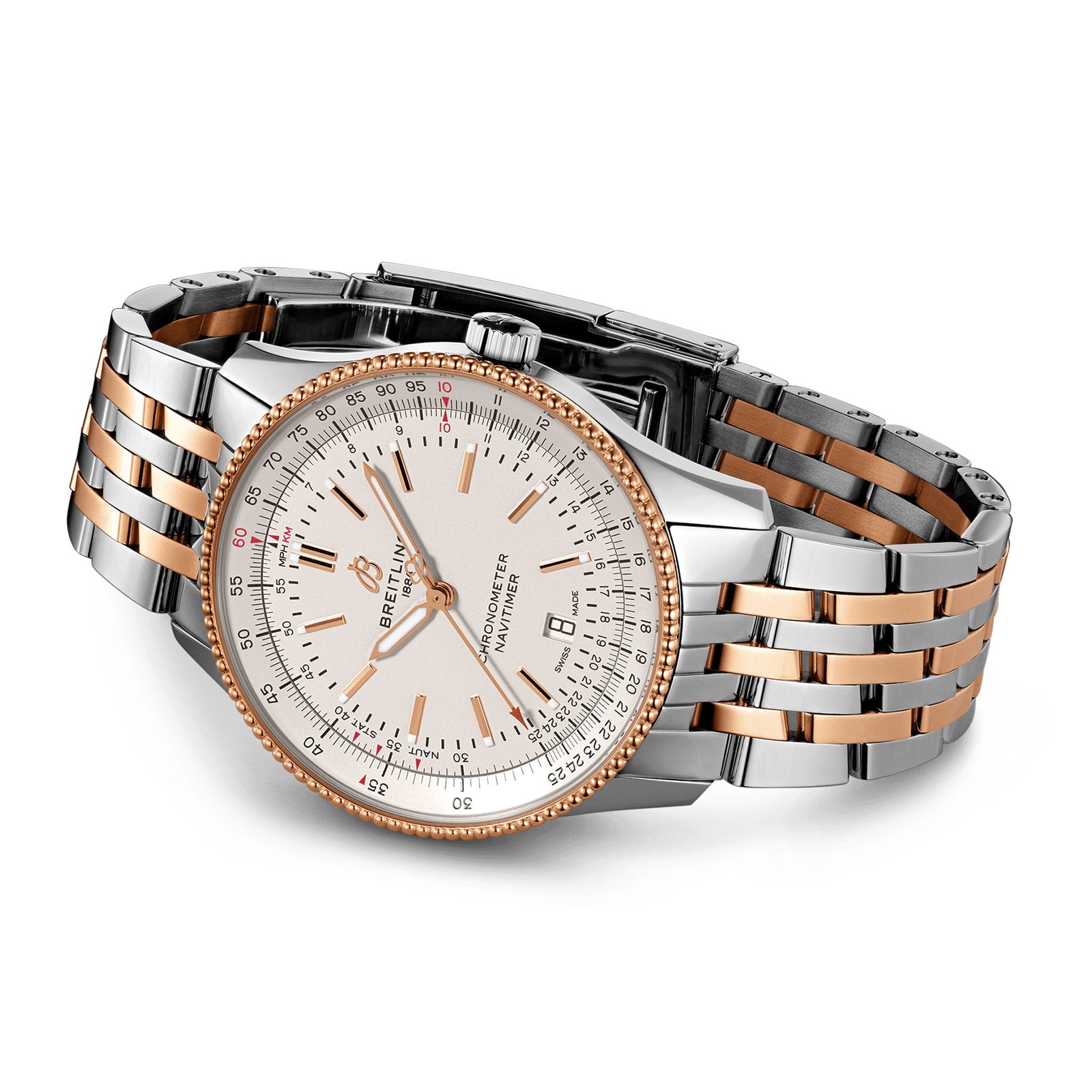 Breitling Navitimer 41mm Automatic Cream Dial Stainless Steel Watch - Image 3