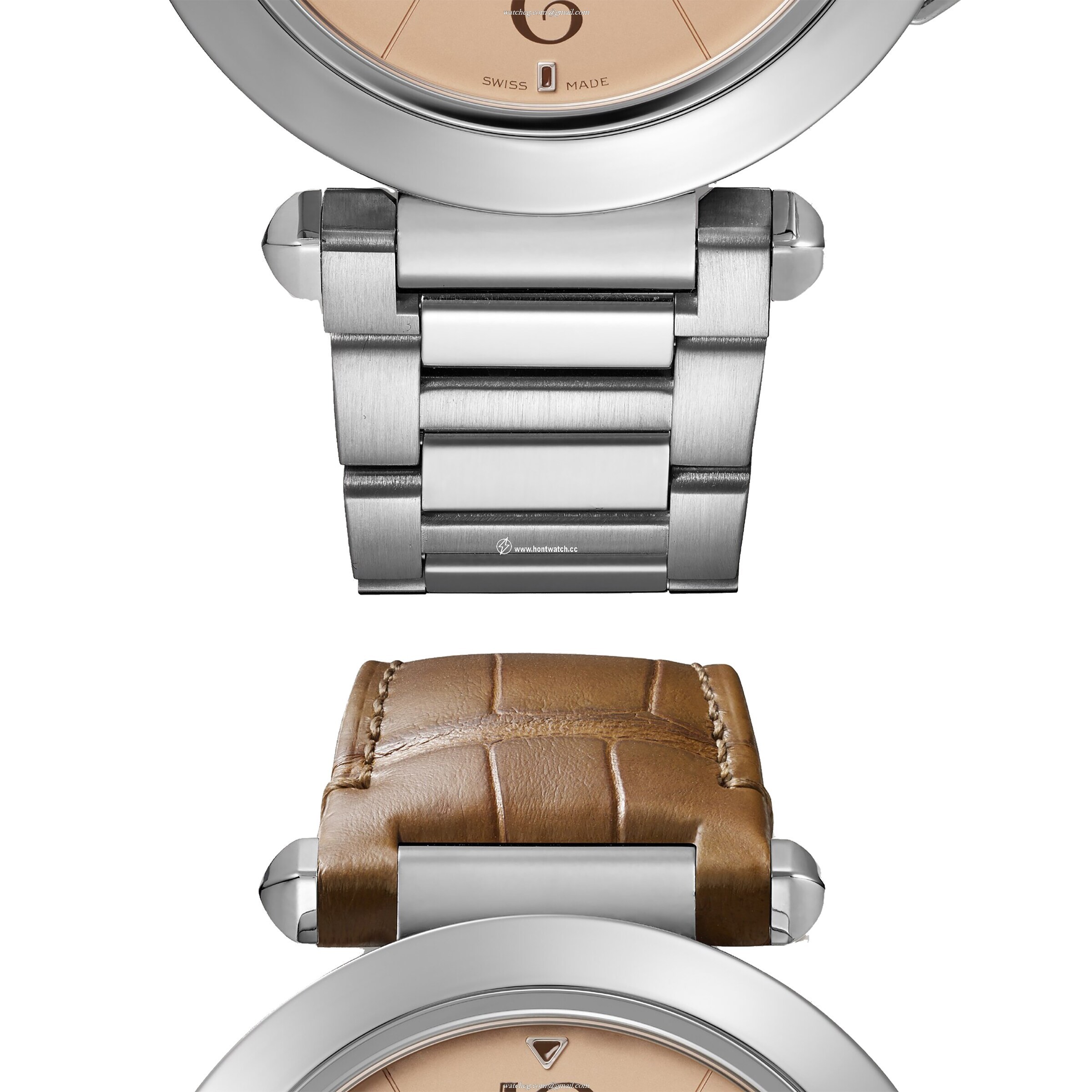 Cartier Pasha de Cartier WSPA0040 - 41mm Steel Automatic Pink Dial Watch - Image 2