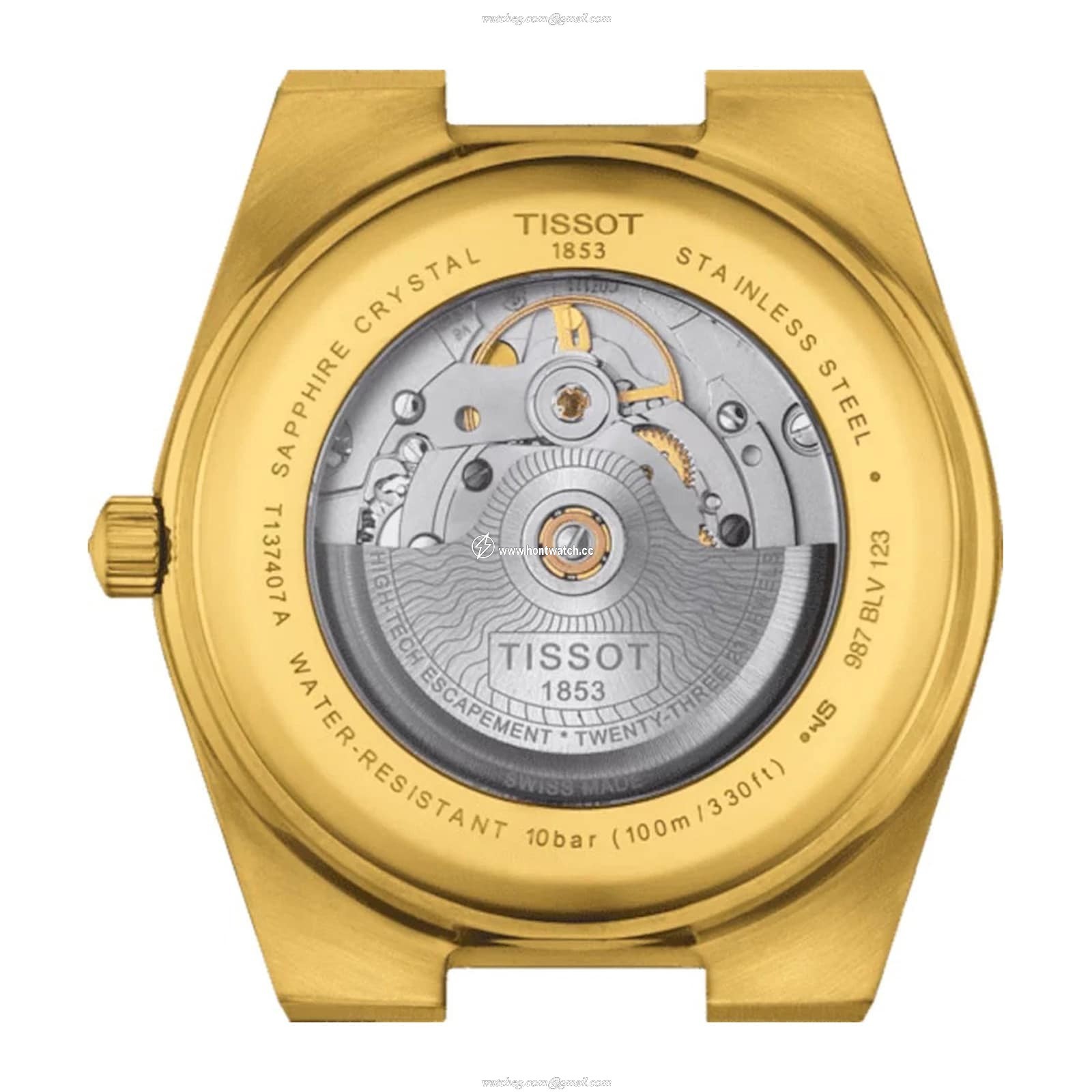 Tissot PRX Automatic Gold Watch - 40mm Stainless Steel & Gold PVD - Image 2